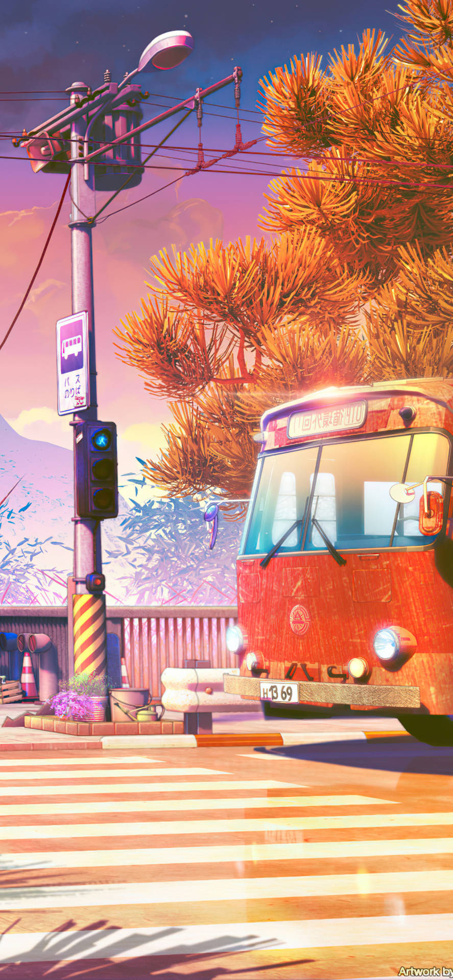 Download Japanese Aesthetic iPhone Bus