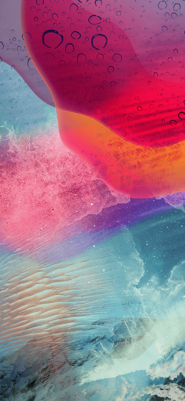 Every iOS wallpaper in a single image