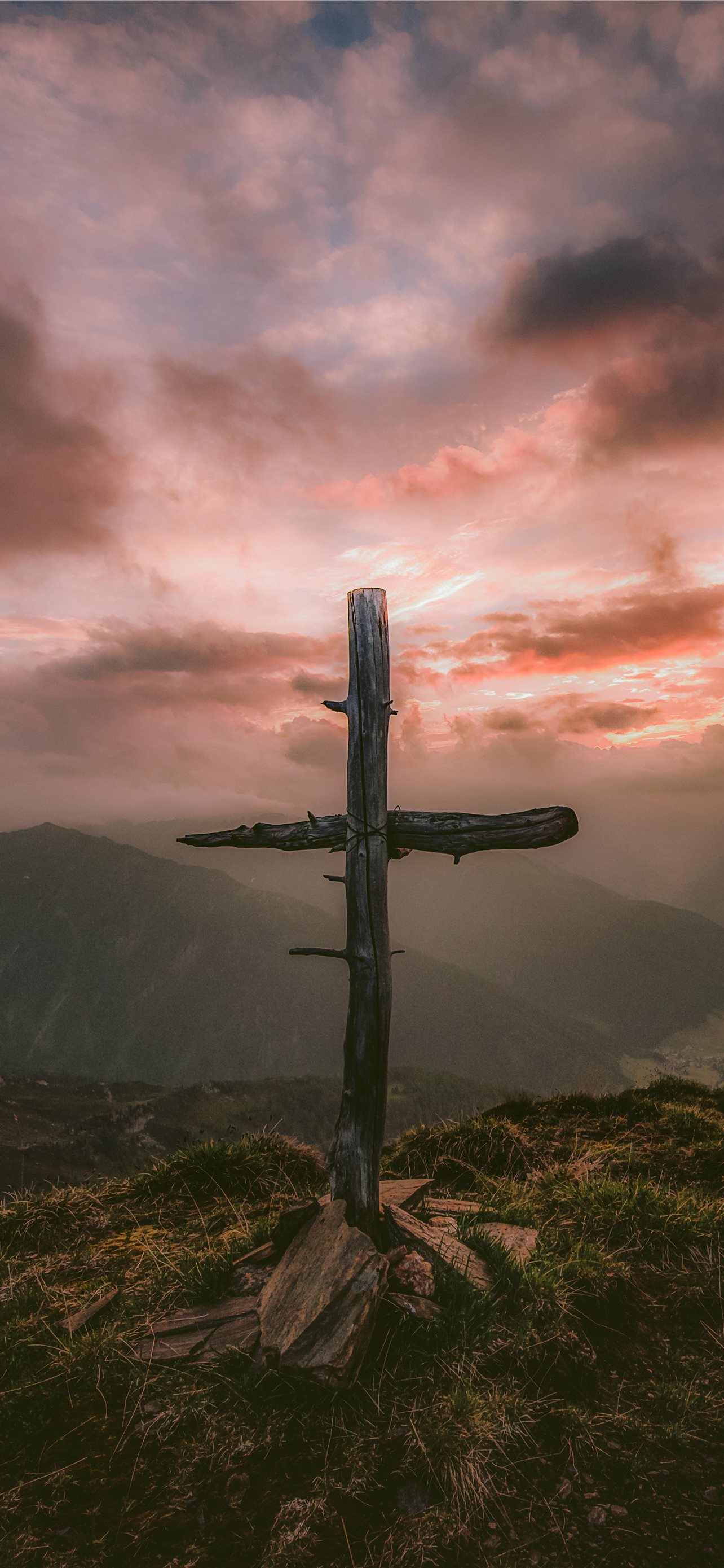 Christian cross iPhone HD Wallpaper