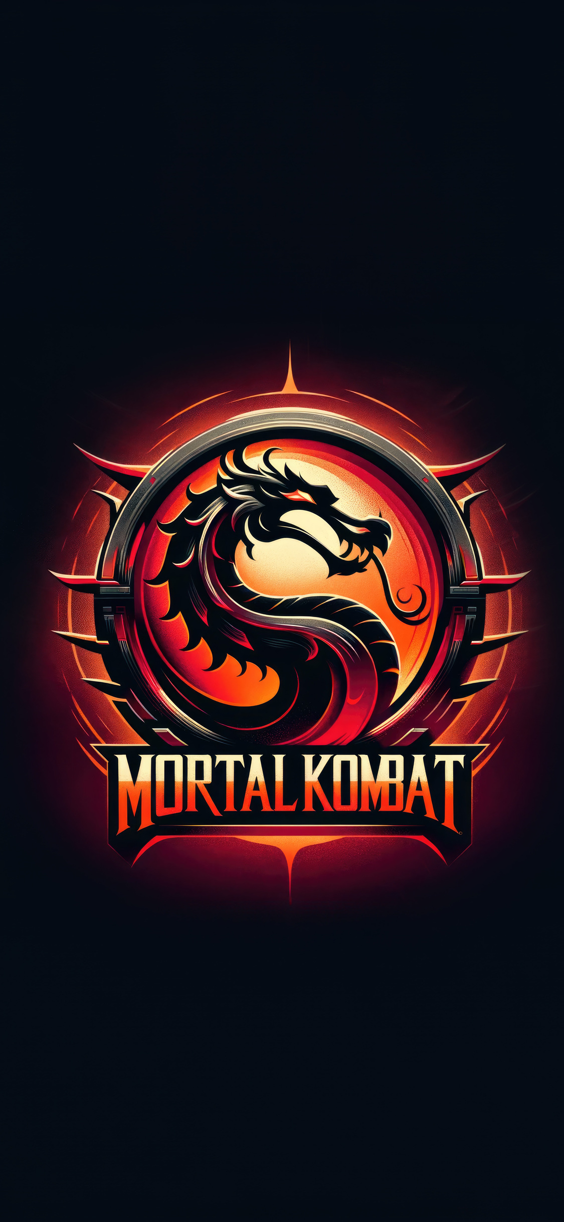 Mortal Kombat Logo iPhone XS