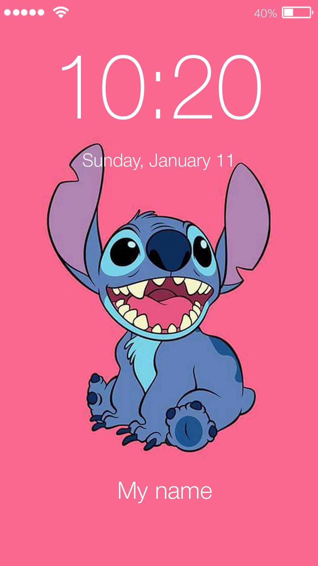 Stitch Wallpaper Lilo Lock Screen Phone