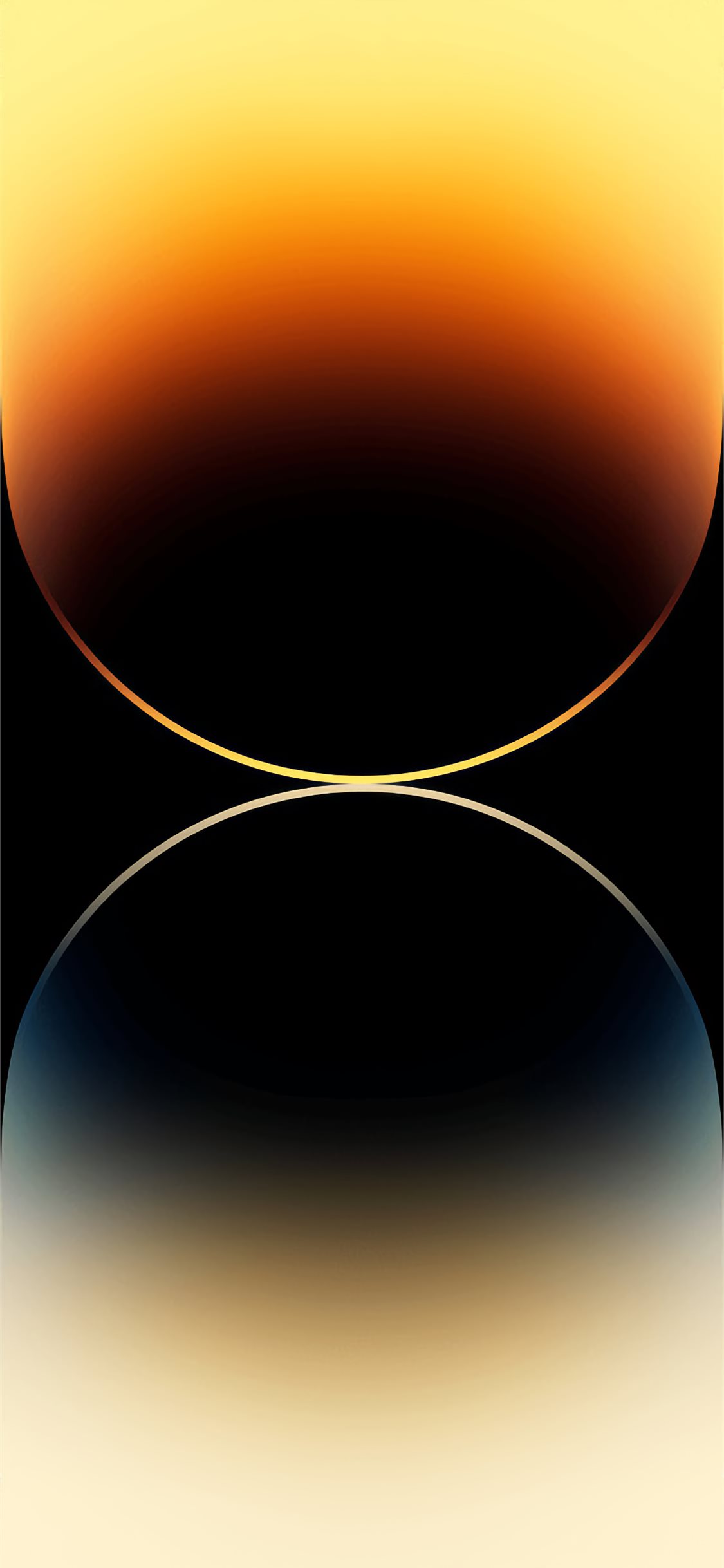 Gold iPhone 14 Pro Stock Wallpaper