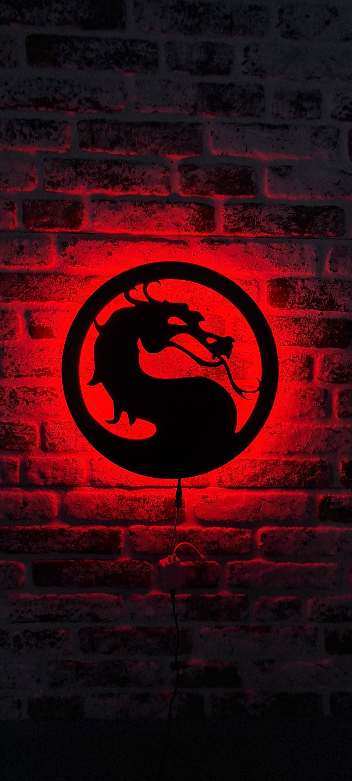 Mortal Kombat Dragon Led Sign Dragon