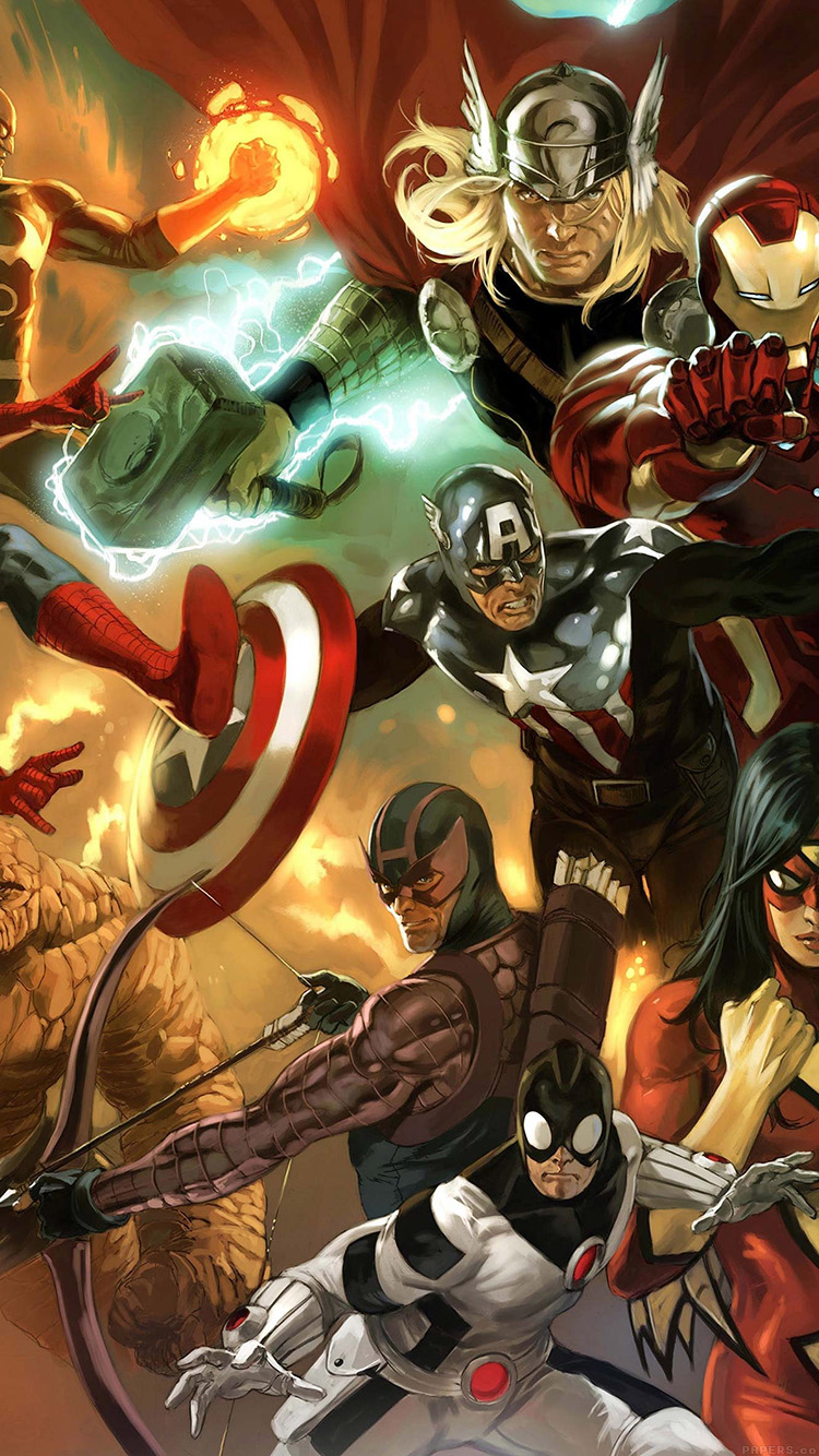 Avengers Liiust Comics Marvel Art