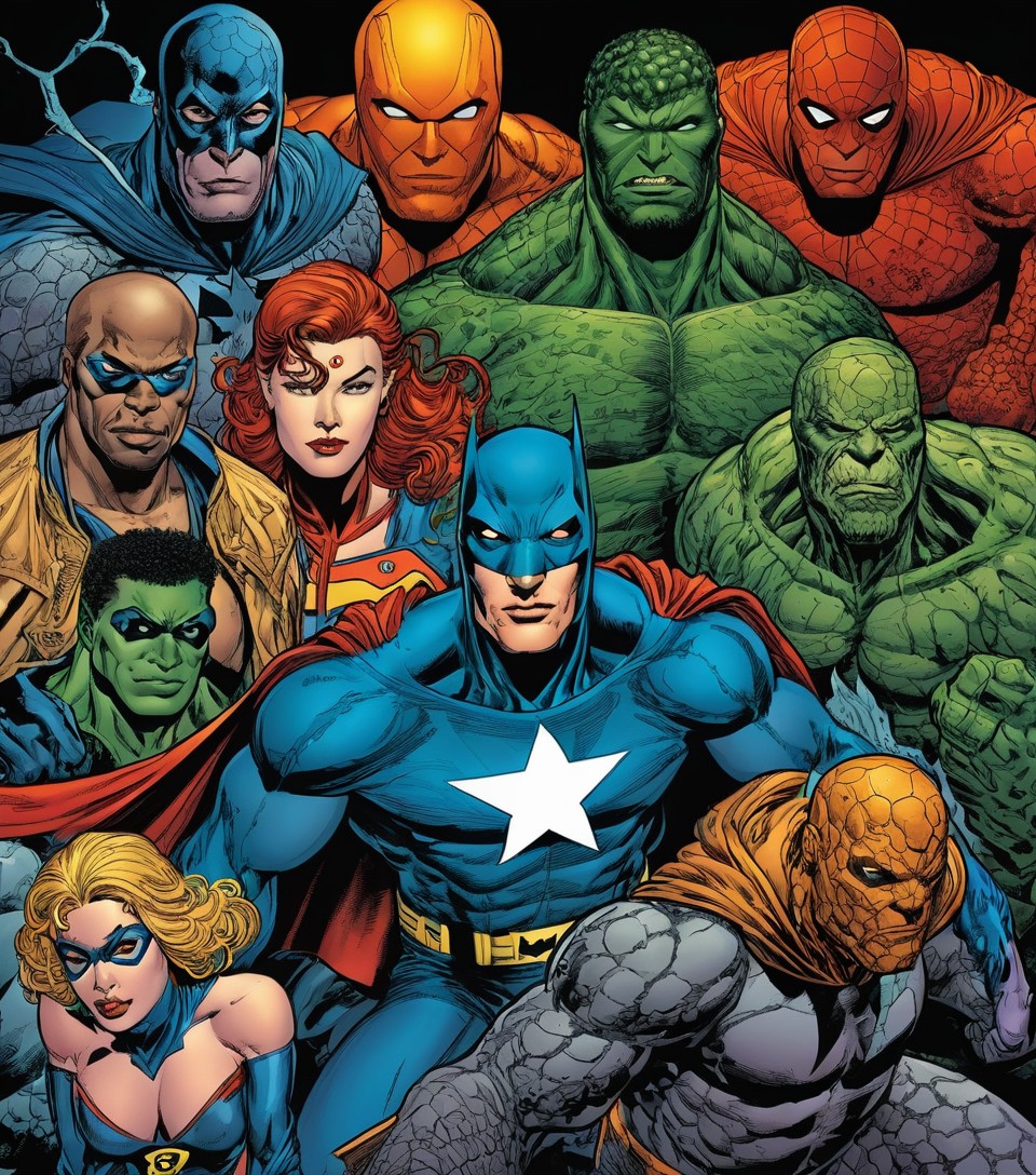 marvel superhero comic book Prompts