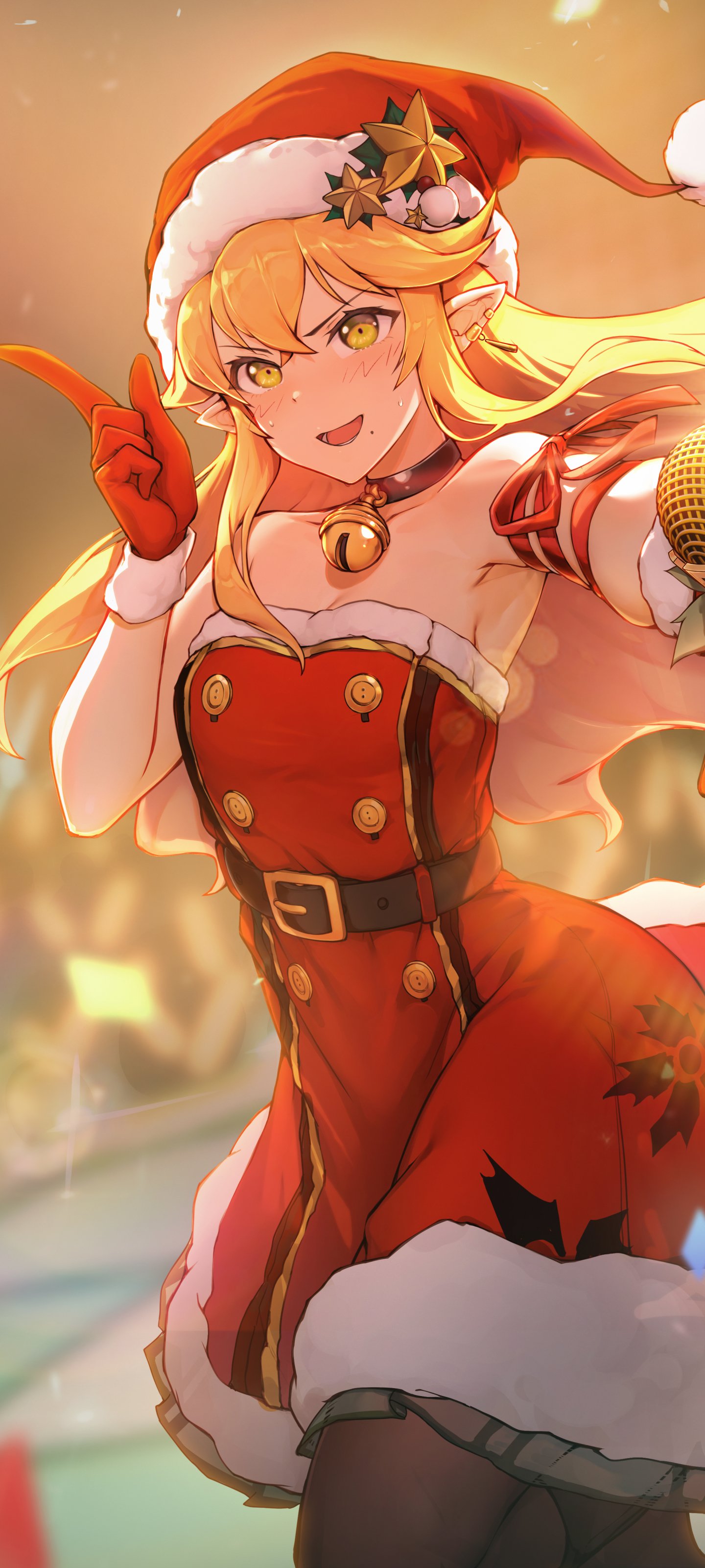 Download Yellow Eyes Blonde Anime Girl