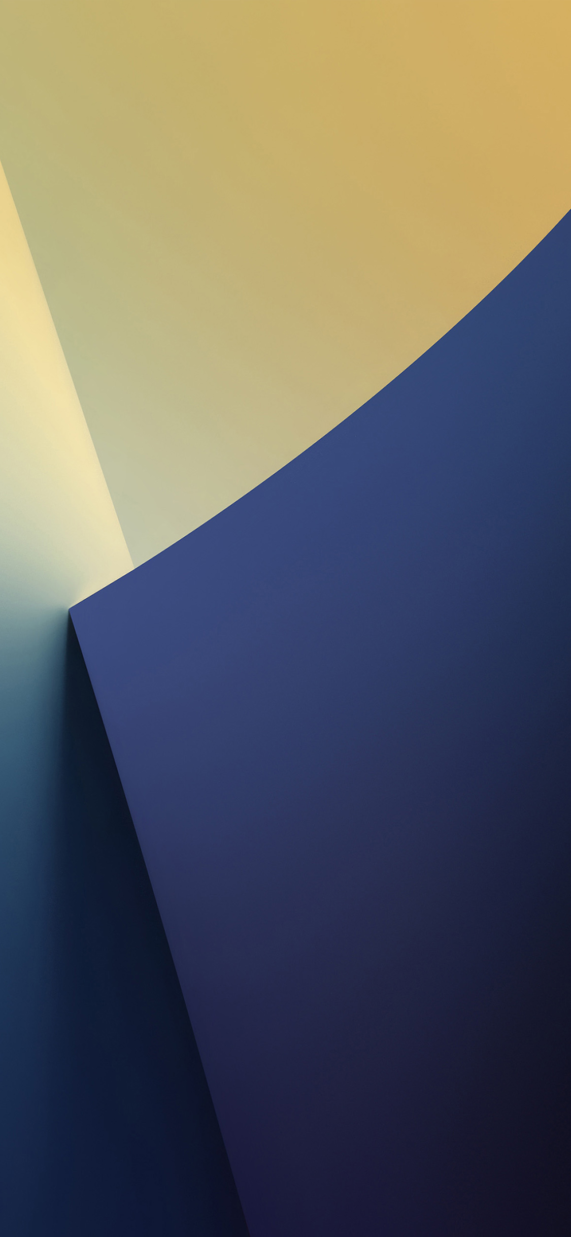 simple minimal polygon blue yellow art pattern