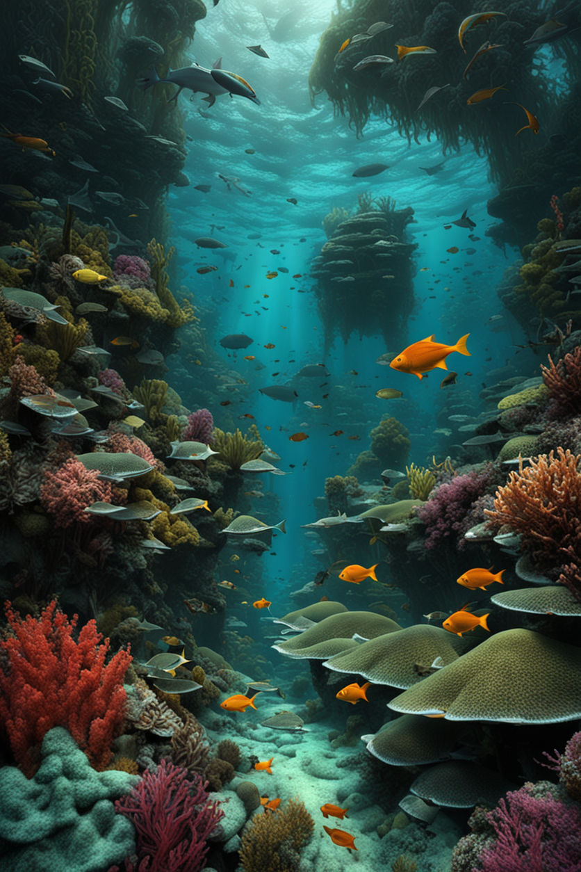 mesmerizing underwater panorama