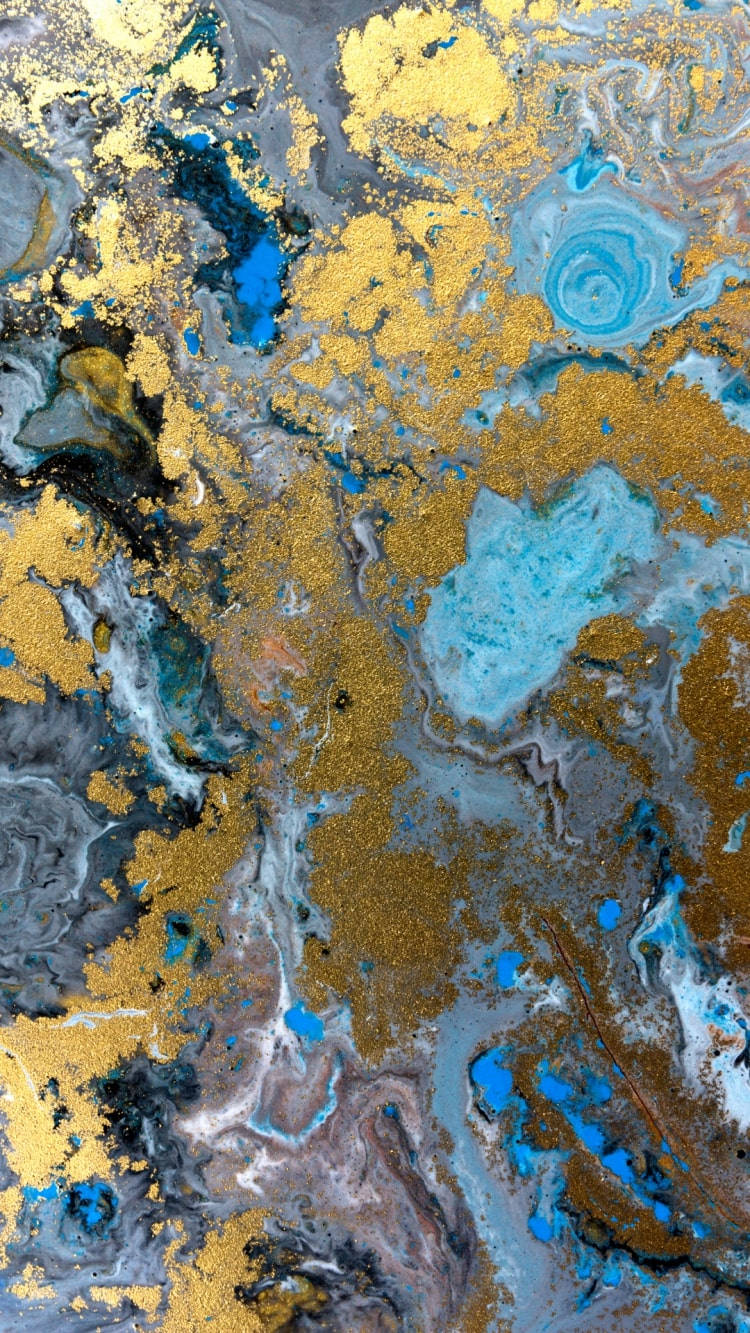 Gold Marble iPhone Wallpaper