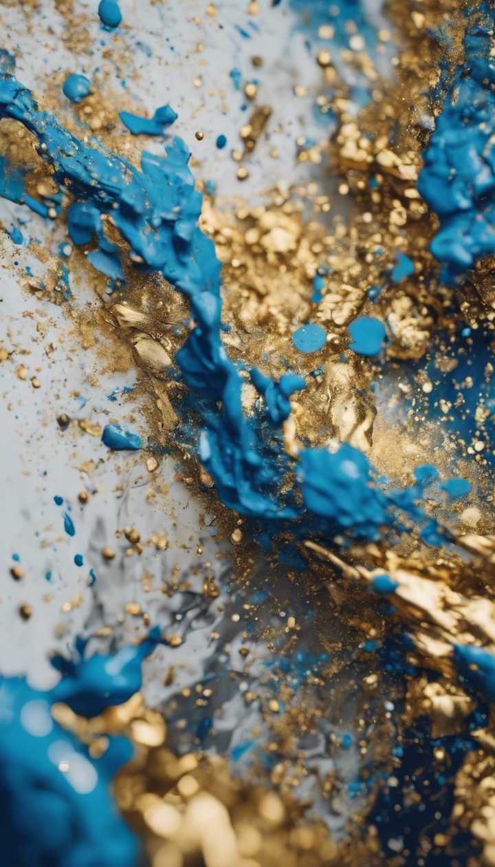 Abstract paint splatter pattern