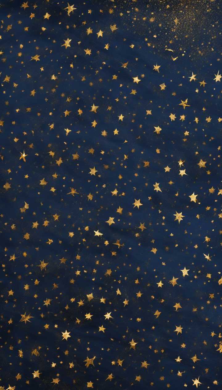 A midnight blue fabric adorned with a
