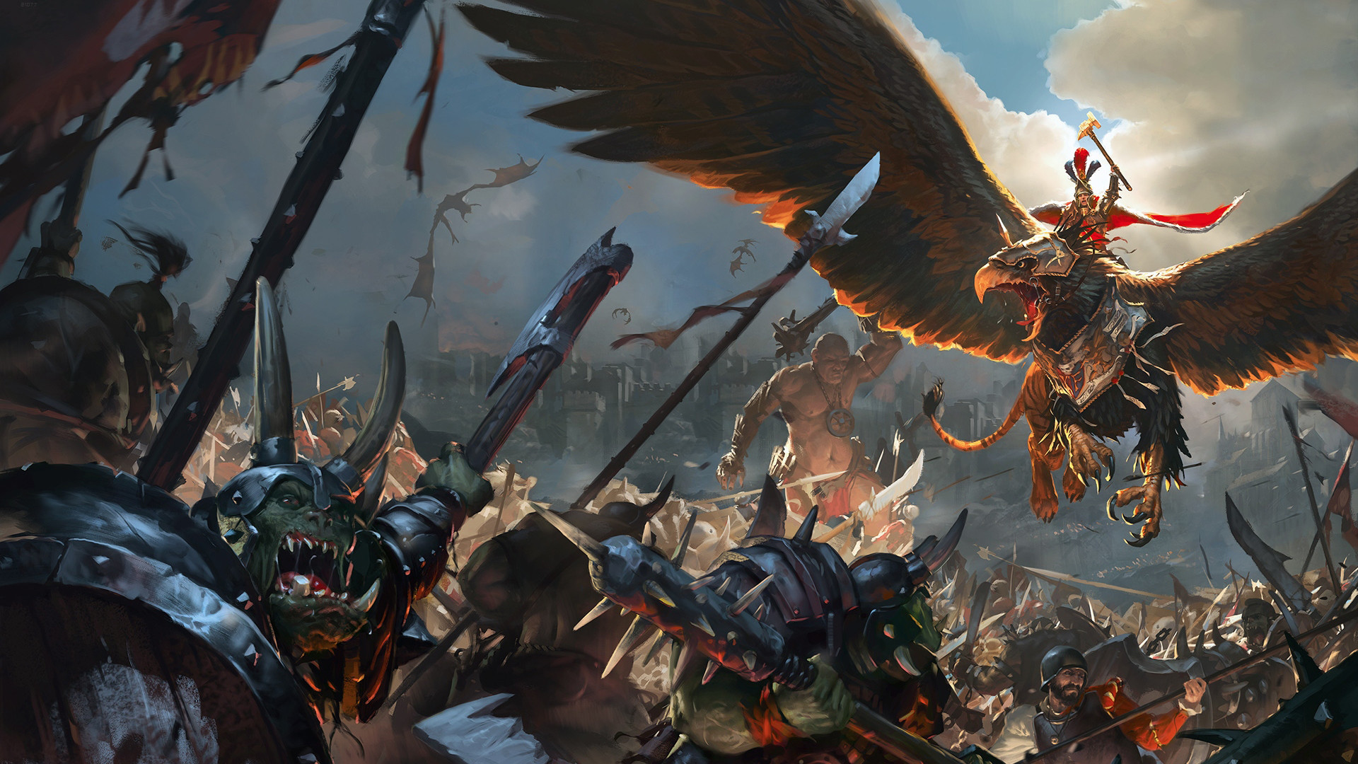 Wallpaper game, warhammer, empire