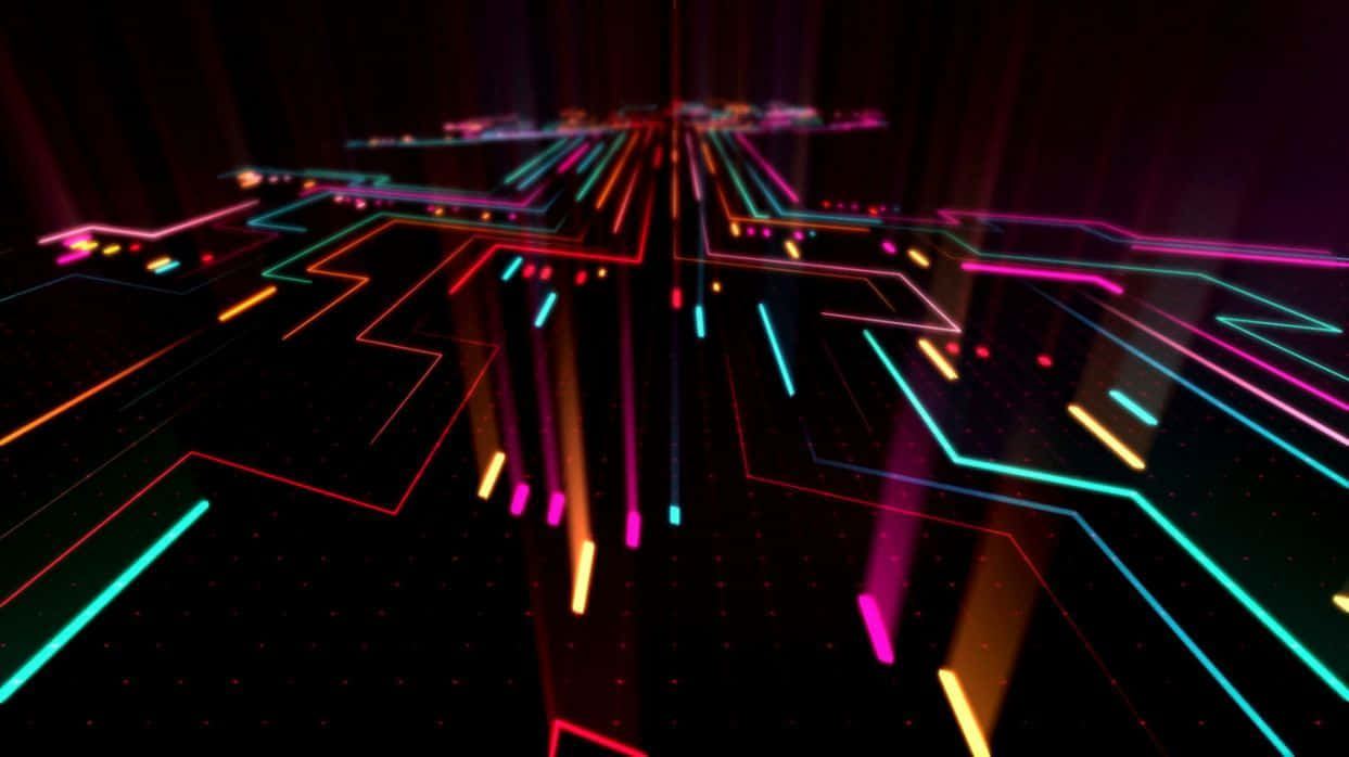 Abstract Neon Lights Wallpaper