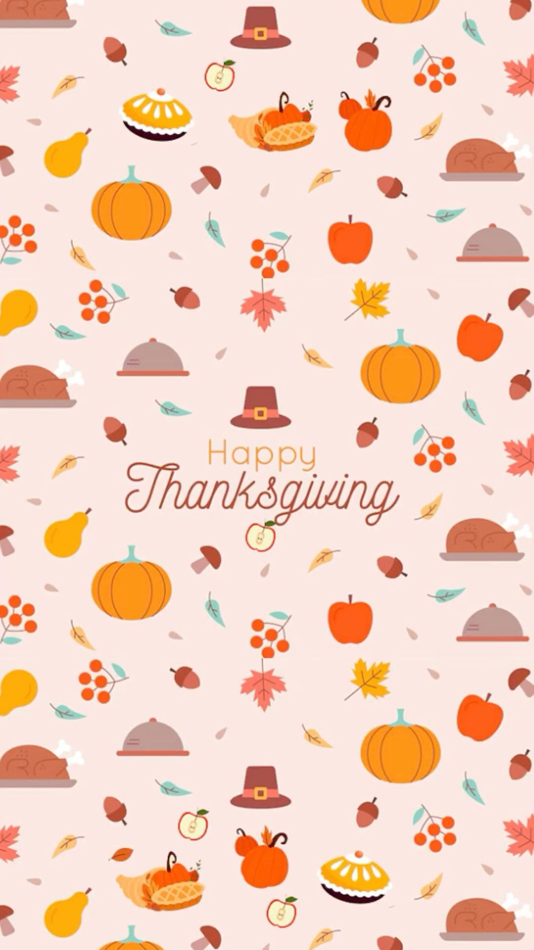 Cute thanksgiving background
