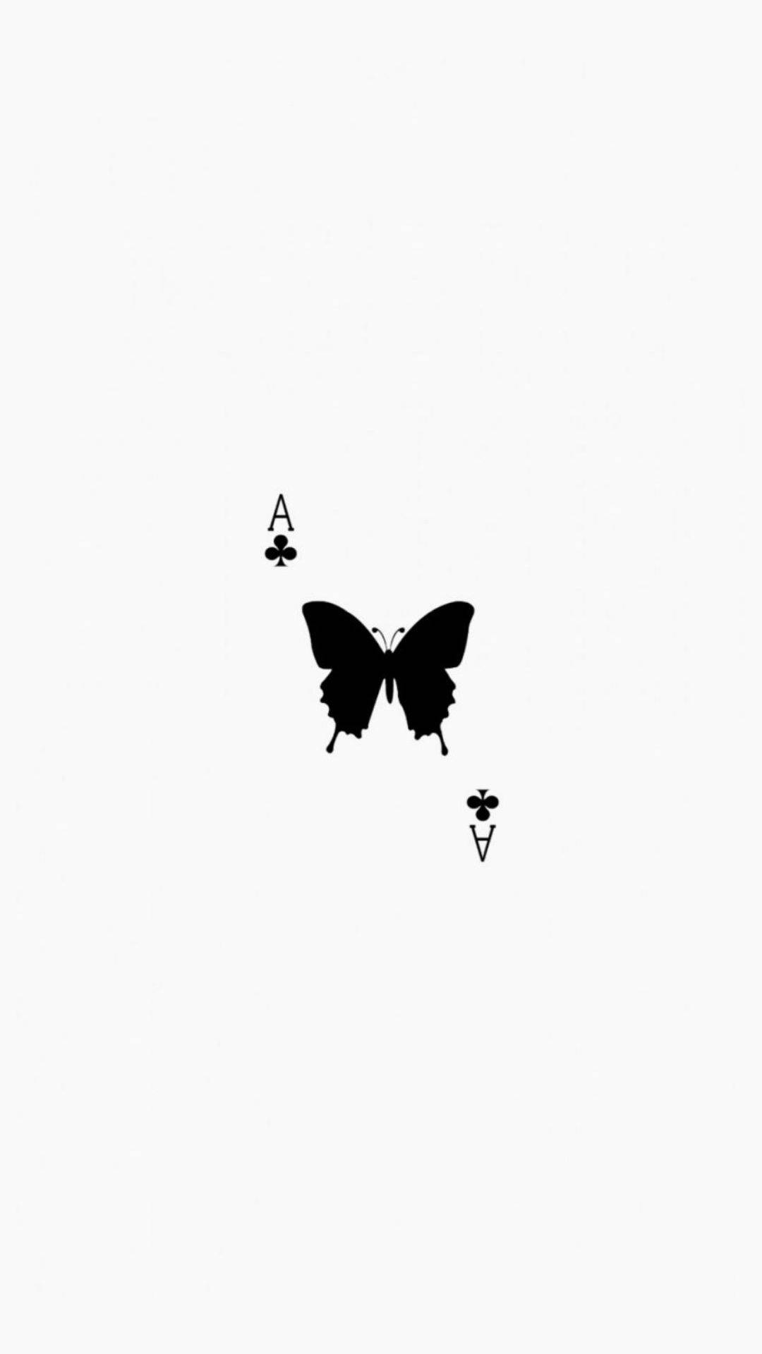 Download Dark Butterfly Aesthetic White
