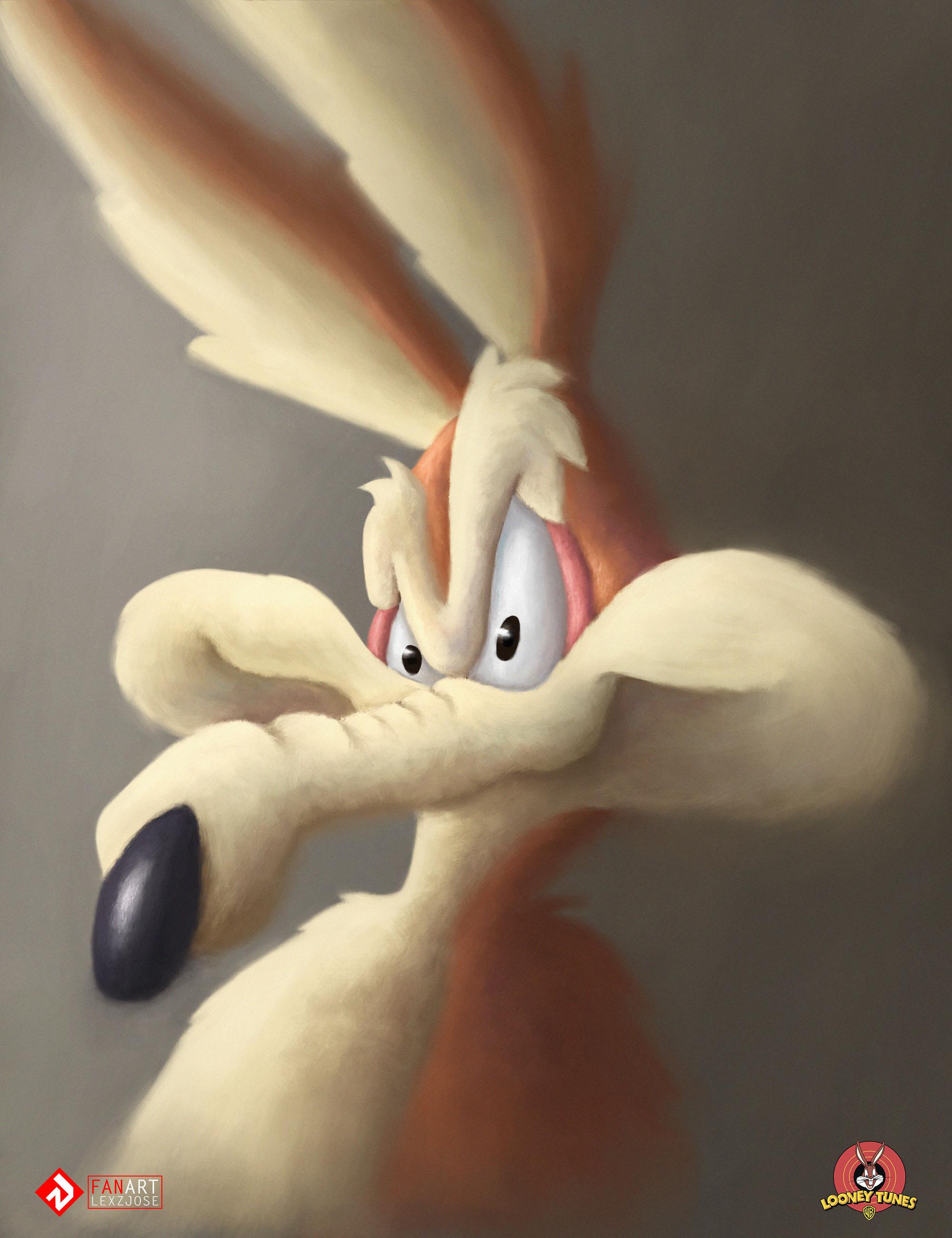 Wile E. Coyote, Me, Digital Painting