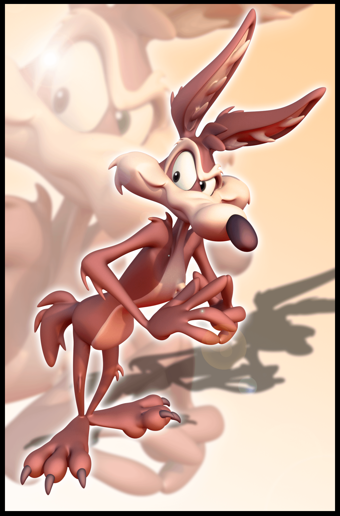 Wile E. Coyote from Looney Tunes, r