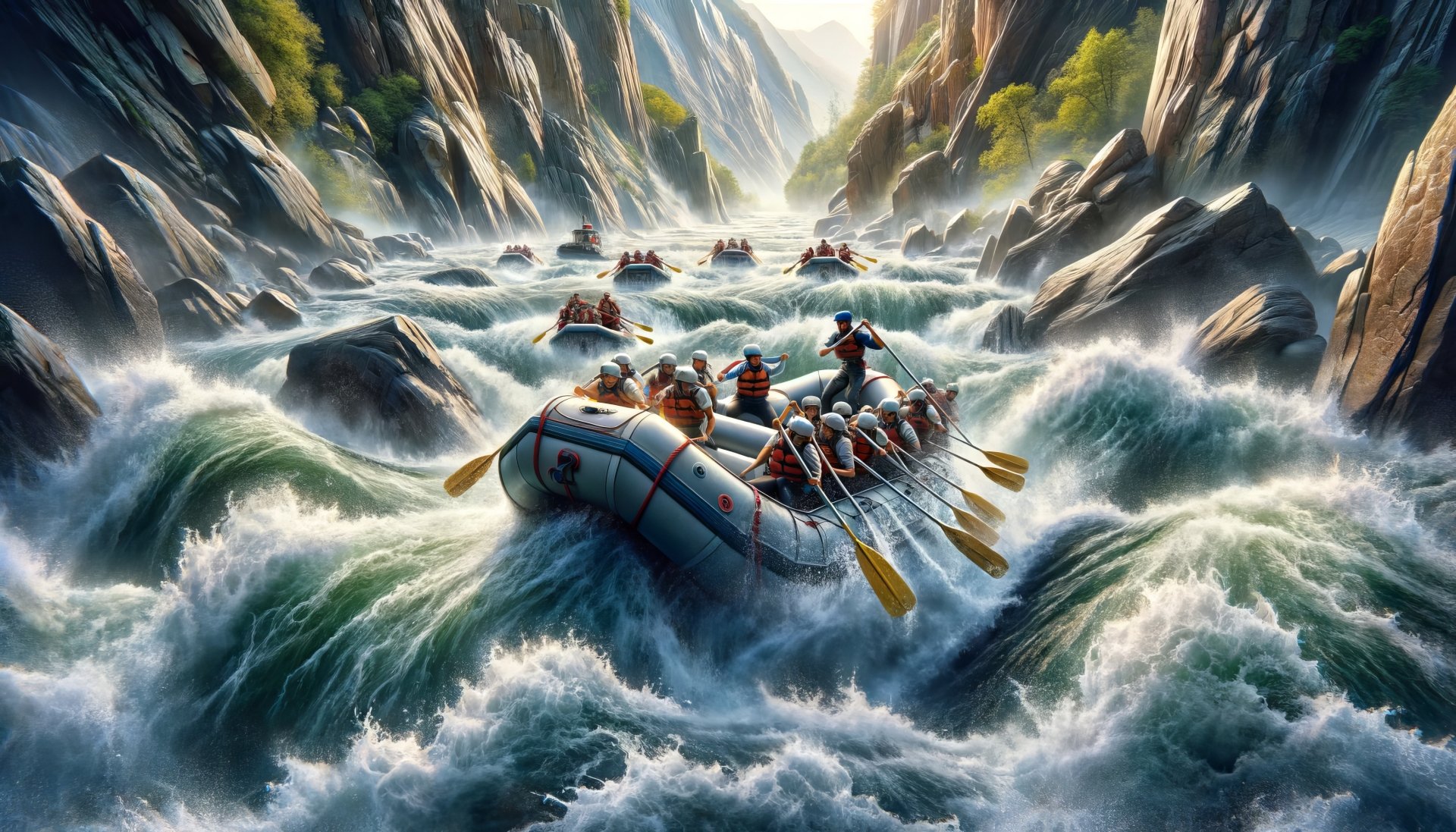 Thrilling River Rafting Adventure HD
