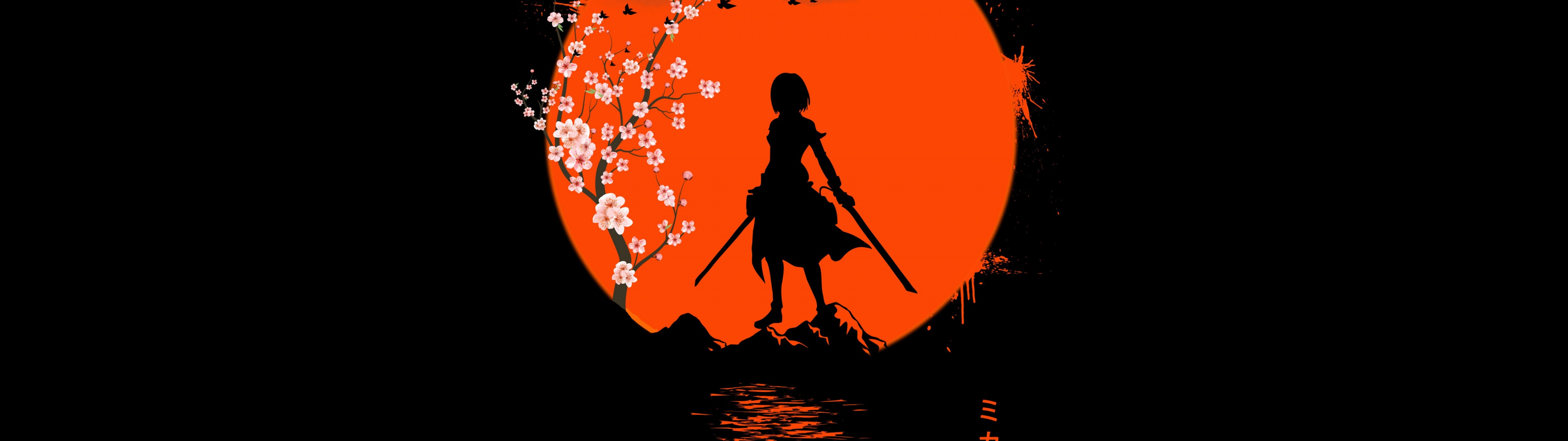 Mikasa Ackerman Wallpaper 4K, AMOLED