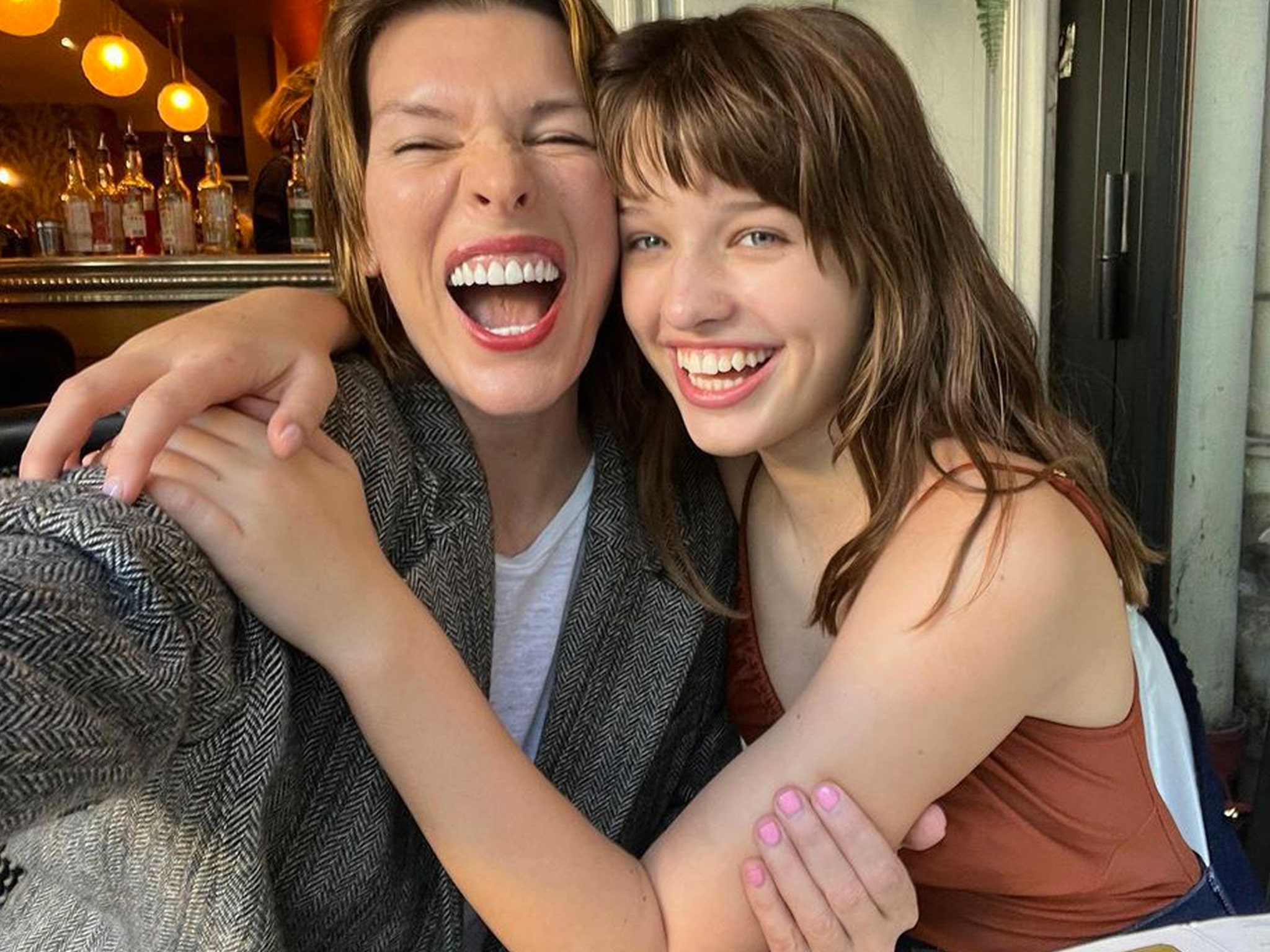 Milla Jovovich's Daughter Is Her Clone
