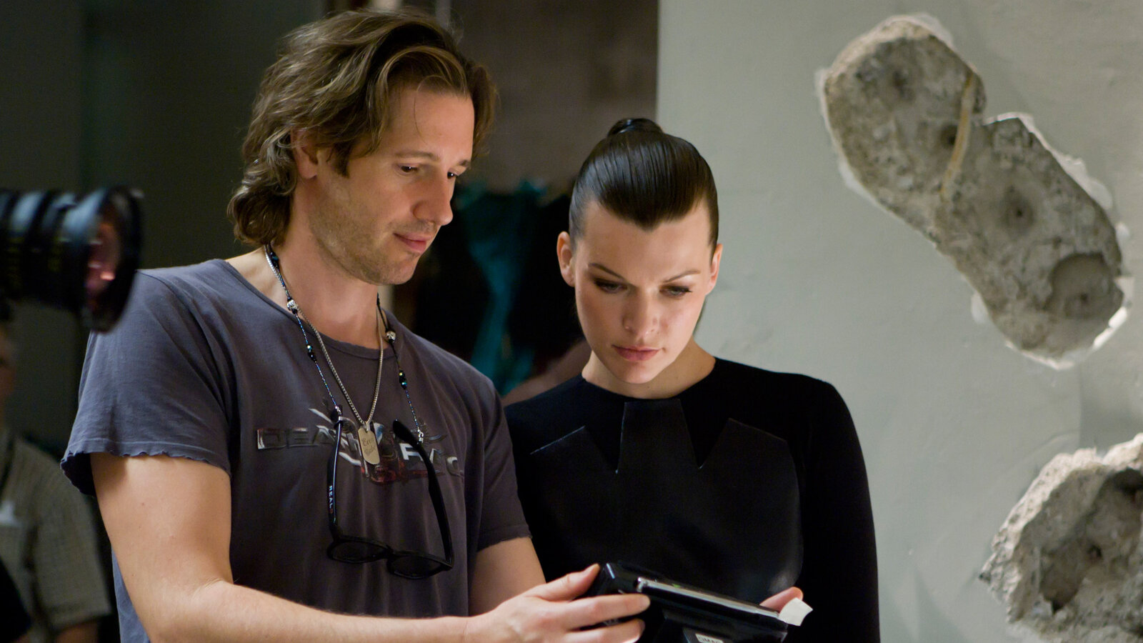 Paul W.S. Anderson and Milla Jovovich
