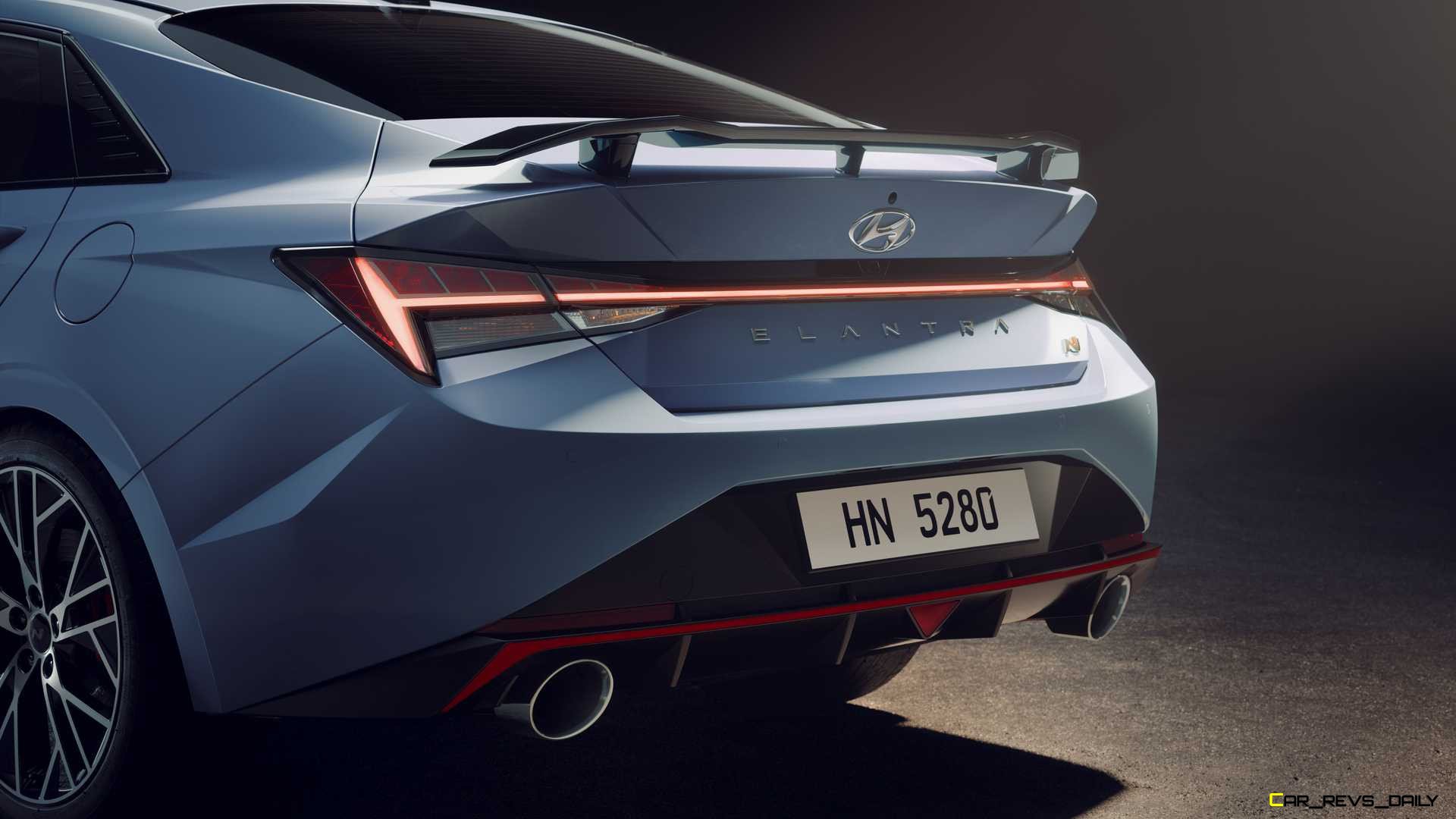 2022 Hyundai Elantra N Rear View