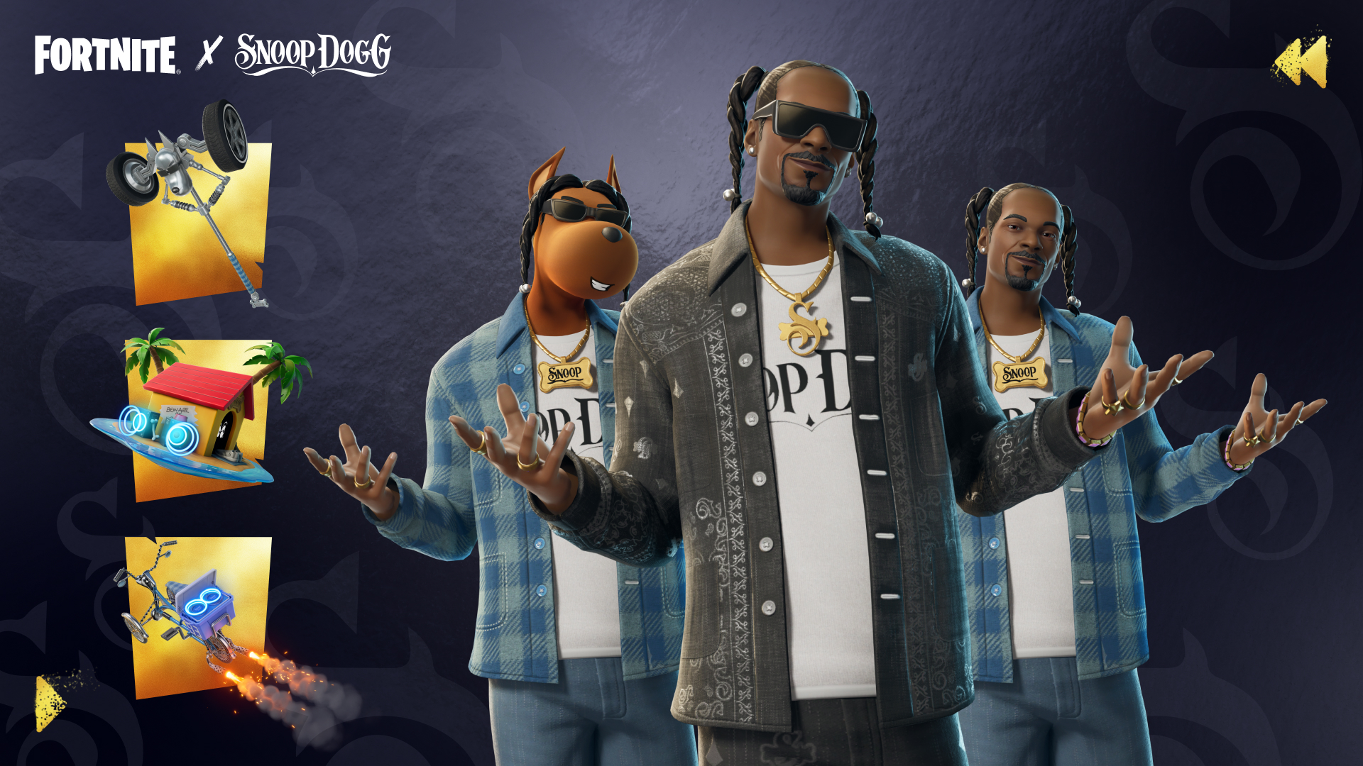 Dogg style with this fresh Snoop Set