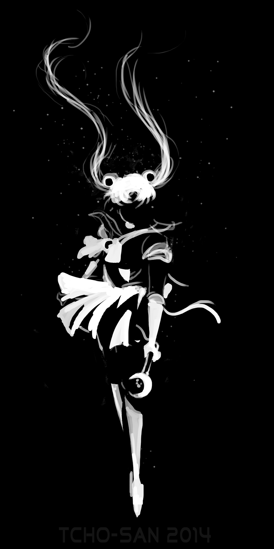 Awesome Black Sailor Moon Wallpaper