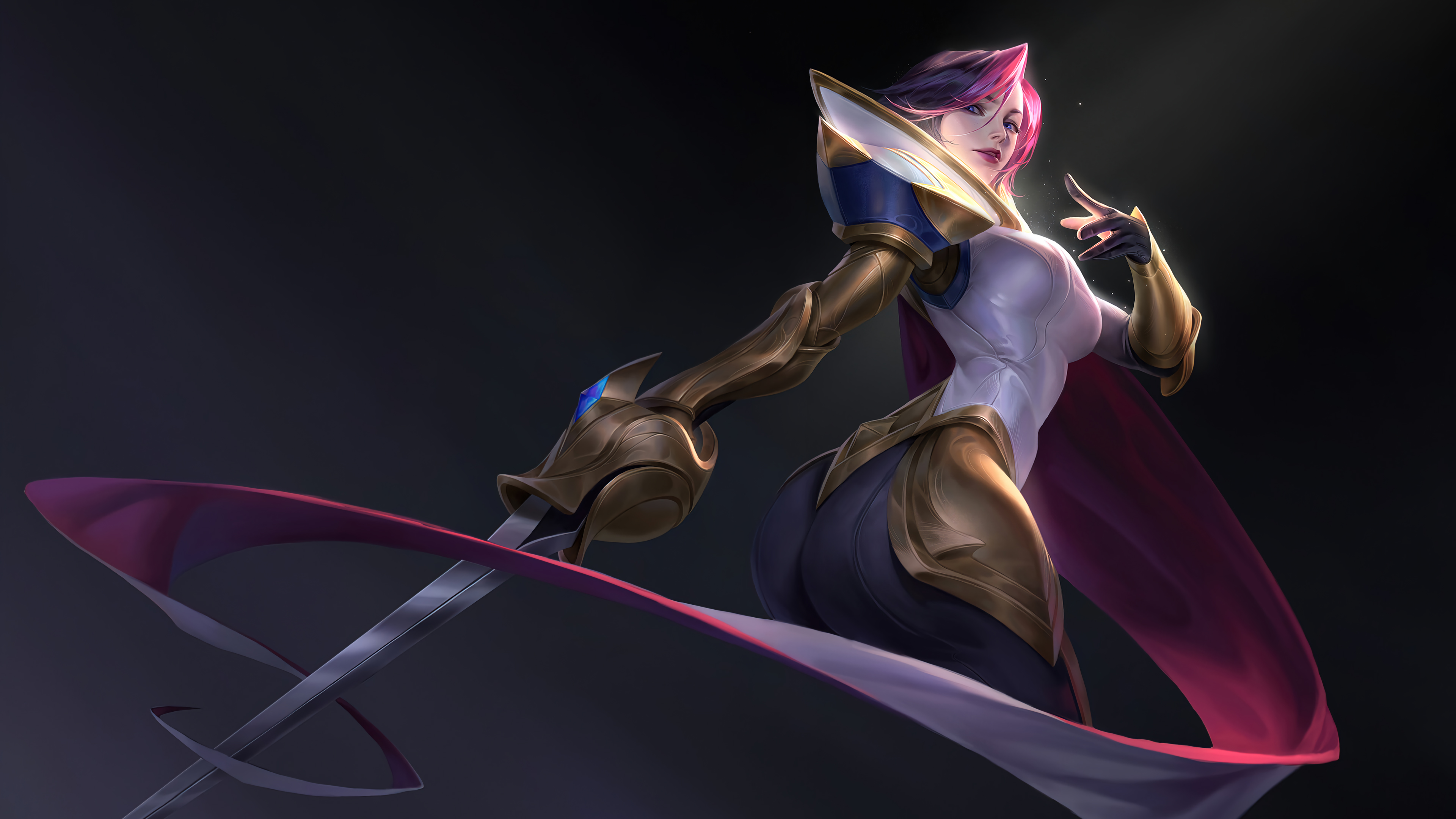 Fiora (LoL) 4K Phone iPhone Wallpaper