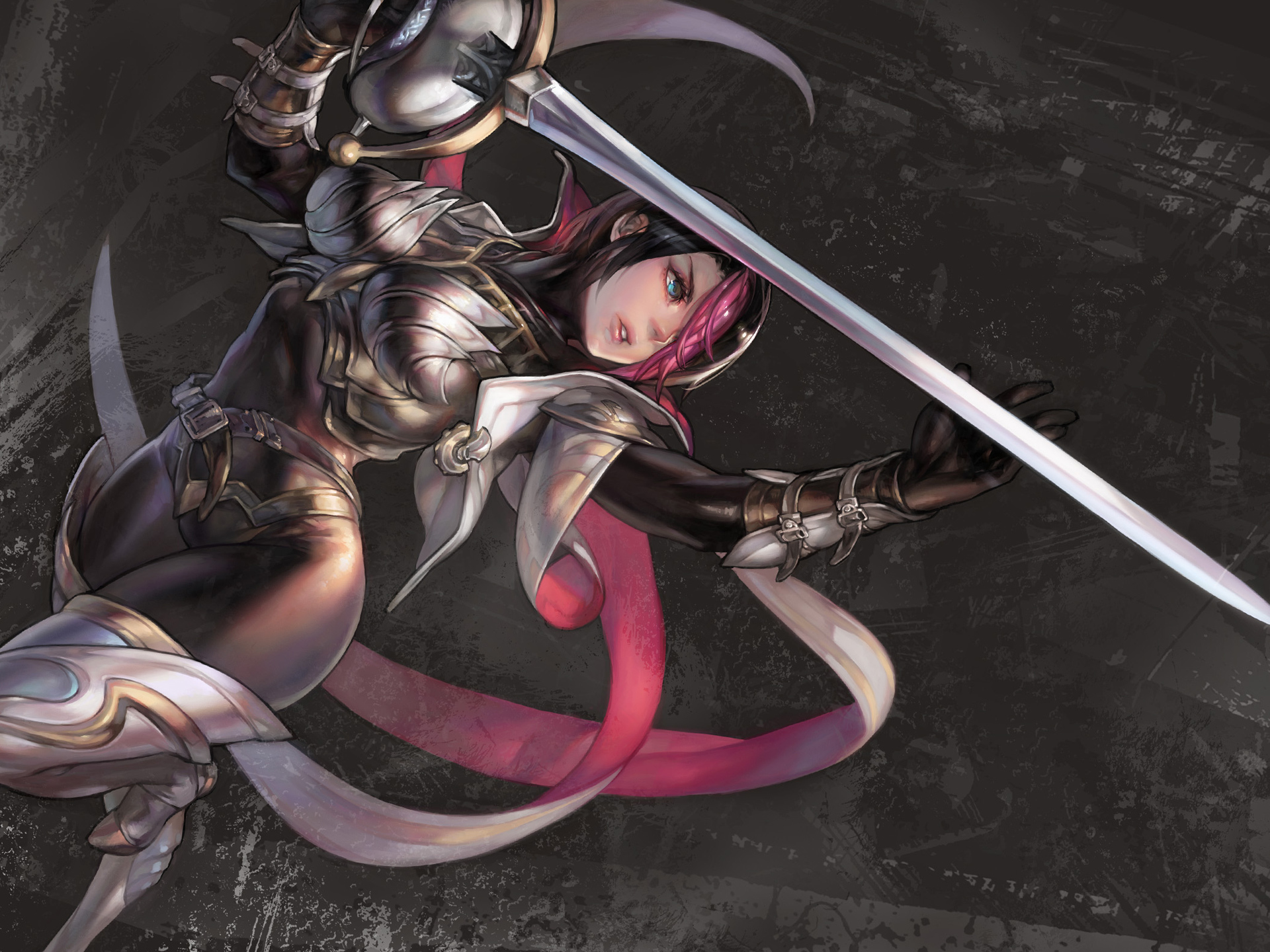 Wallpaper sword, LoL, fiora, leauge