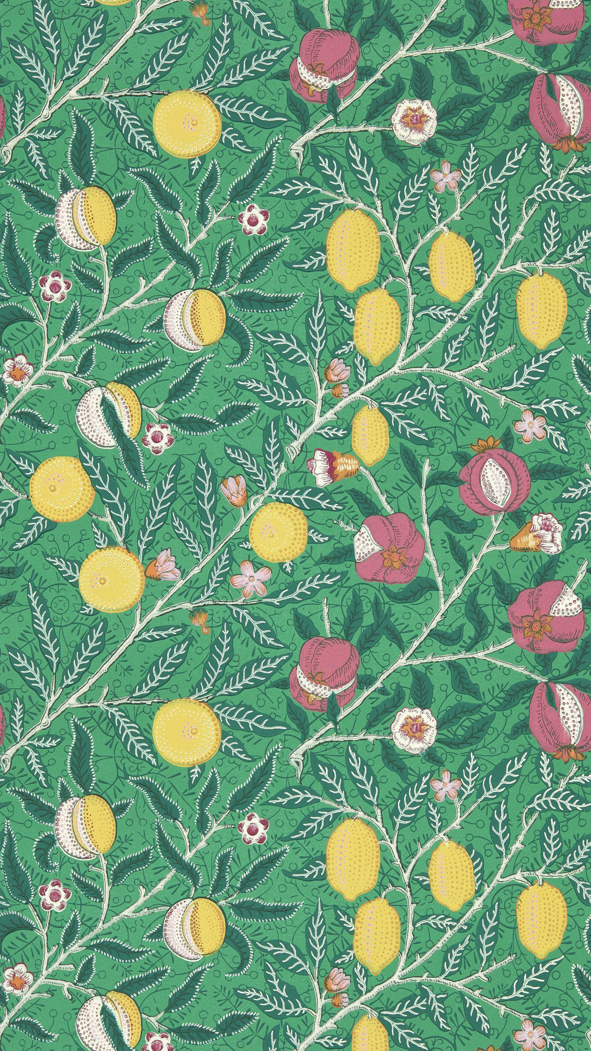 Morris & Co Fruit Tangled Green
