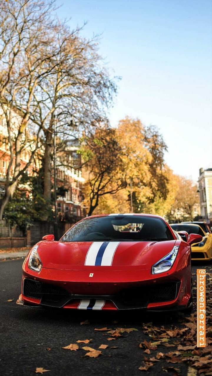 Ferrari 488 Pista iPhone Wallpaper