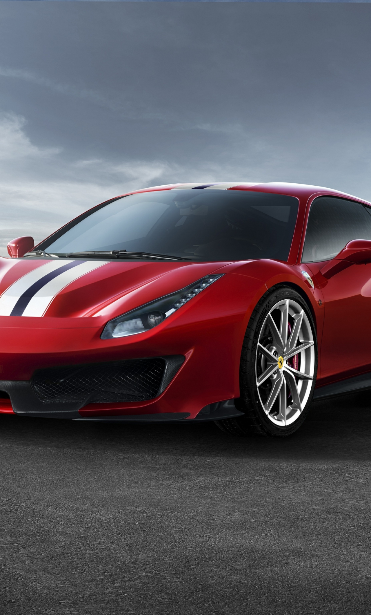 wallpaper 1280x2120 ferrari 488 pista