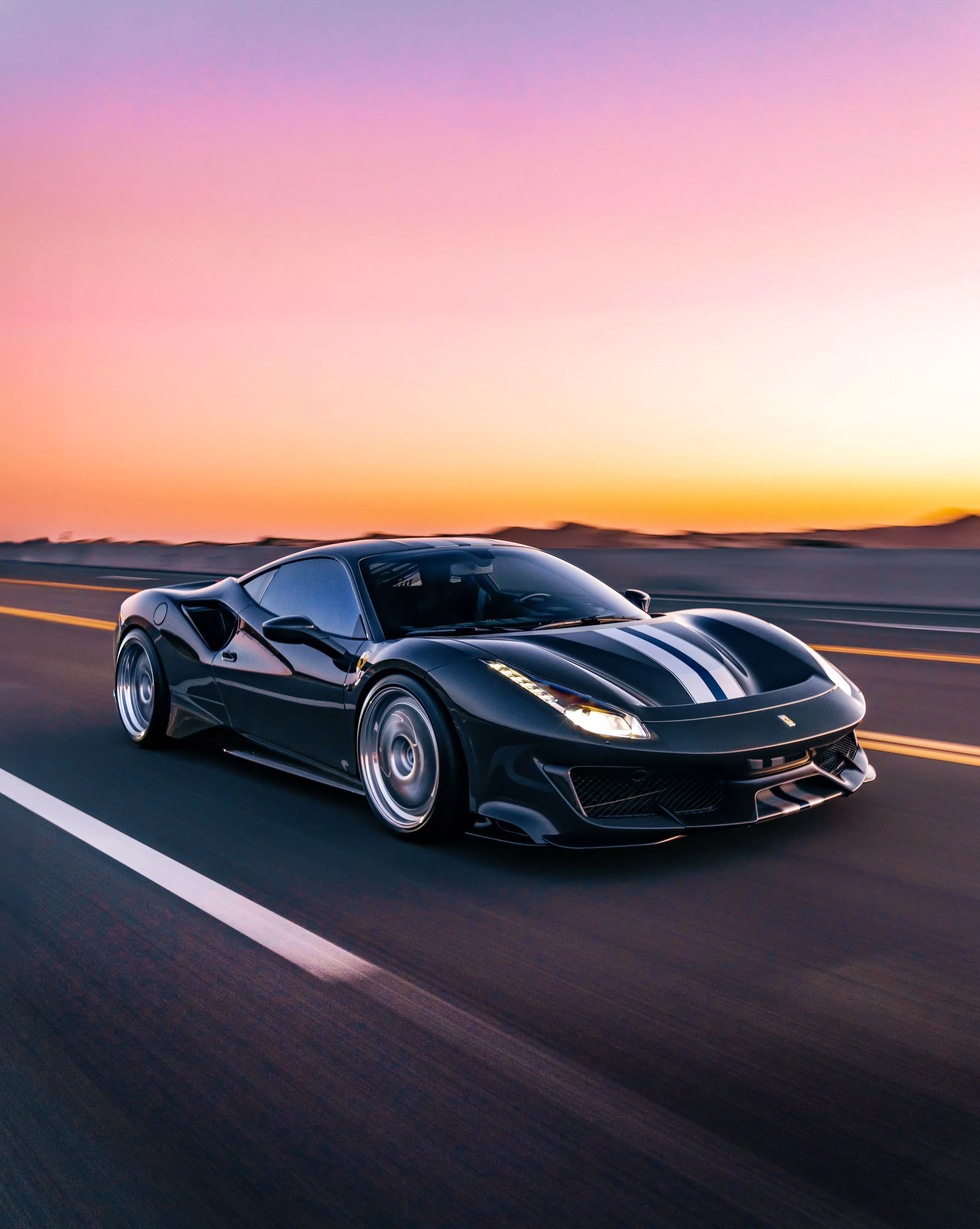 awesome 488 Pista on BBS Wheels