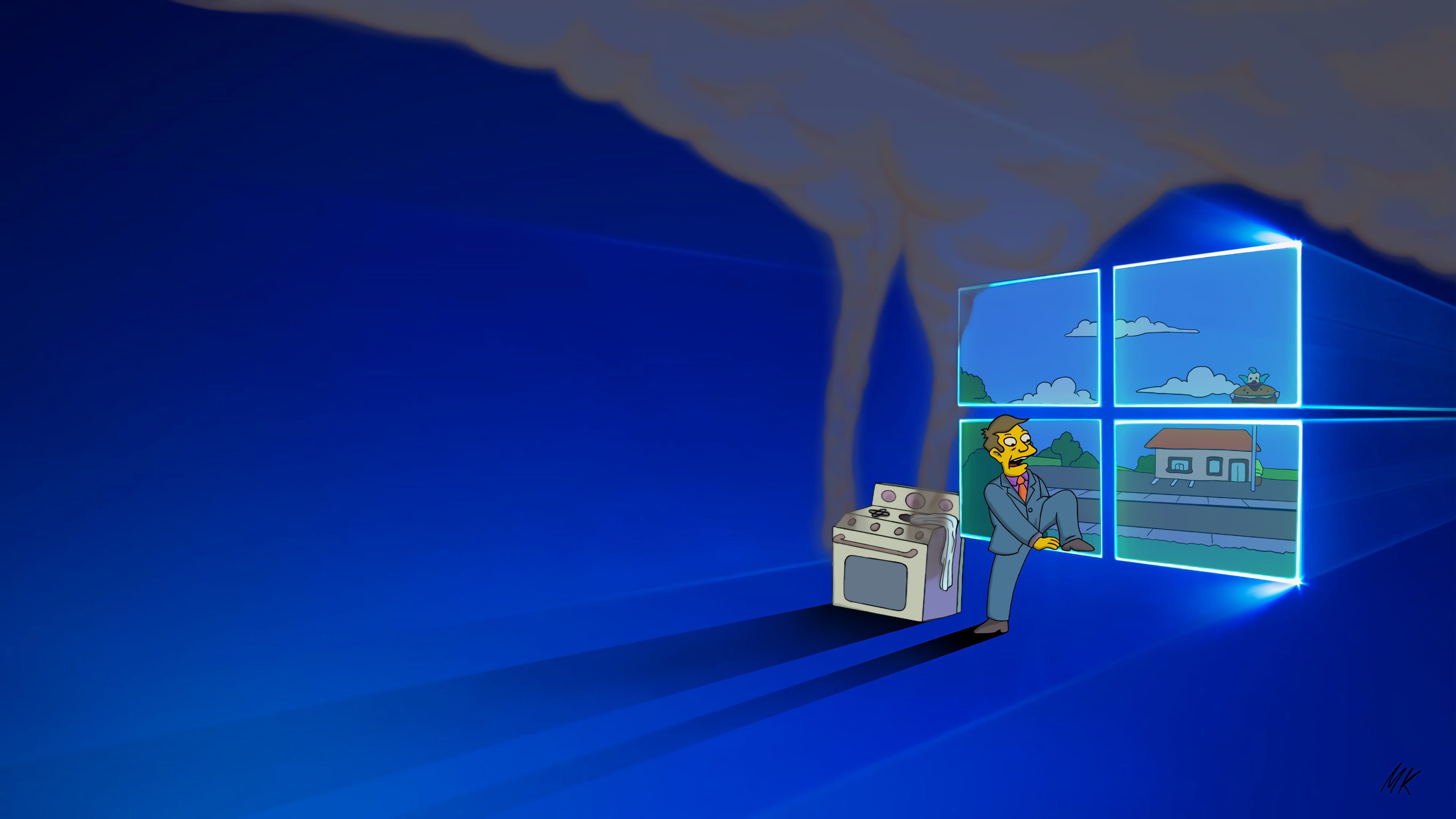 HD wallpaper: The Simpsons, Windows 10