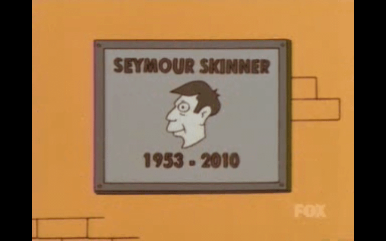 RIP Seymour Skinner (1953)