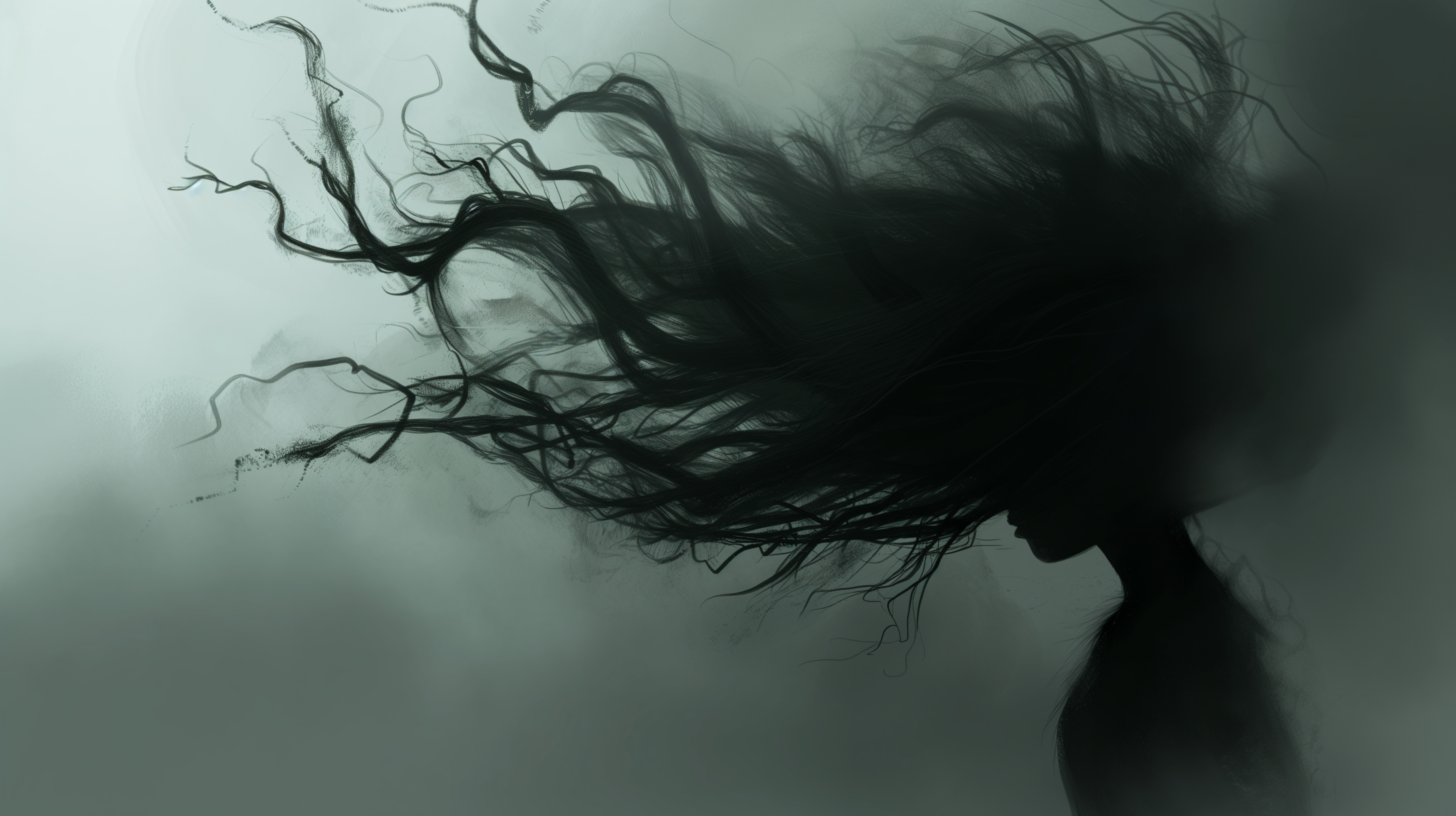 Mysterious Shadow Whispers HD Wallpaper