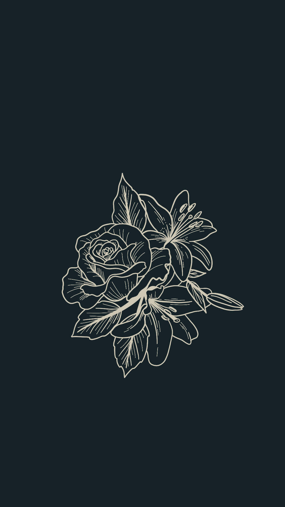 Dark Cute iPad Wallpaper