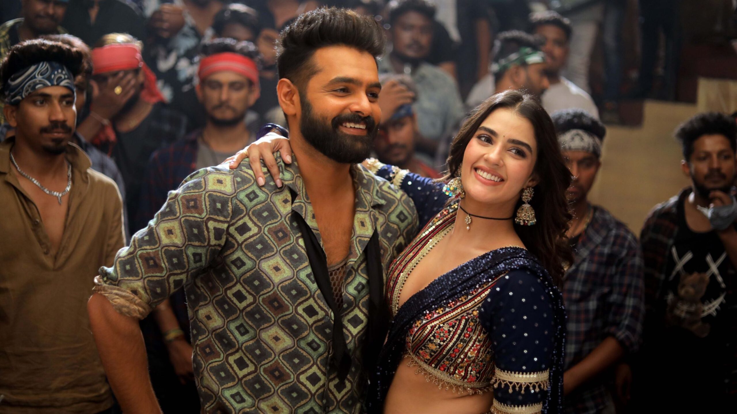 Ram Pothineni, Kavya Thapar in Double