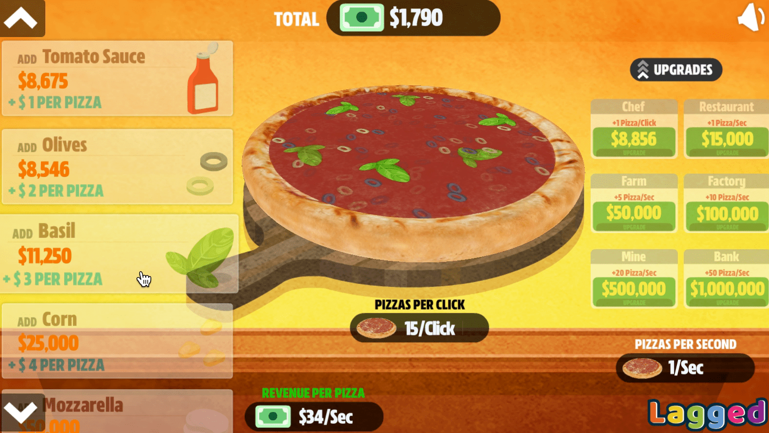 Pizza Clicker Tycoon on Game Karma