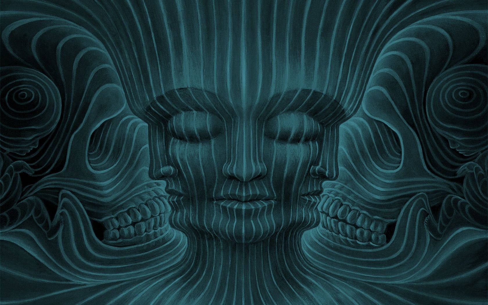 Symmetry Abstract Tool Band Wallpaper