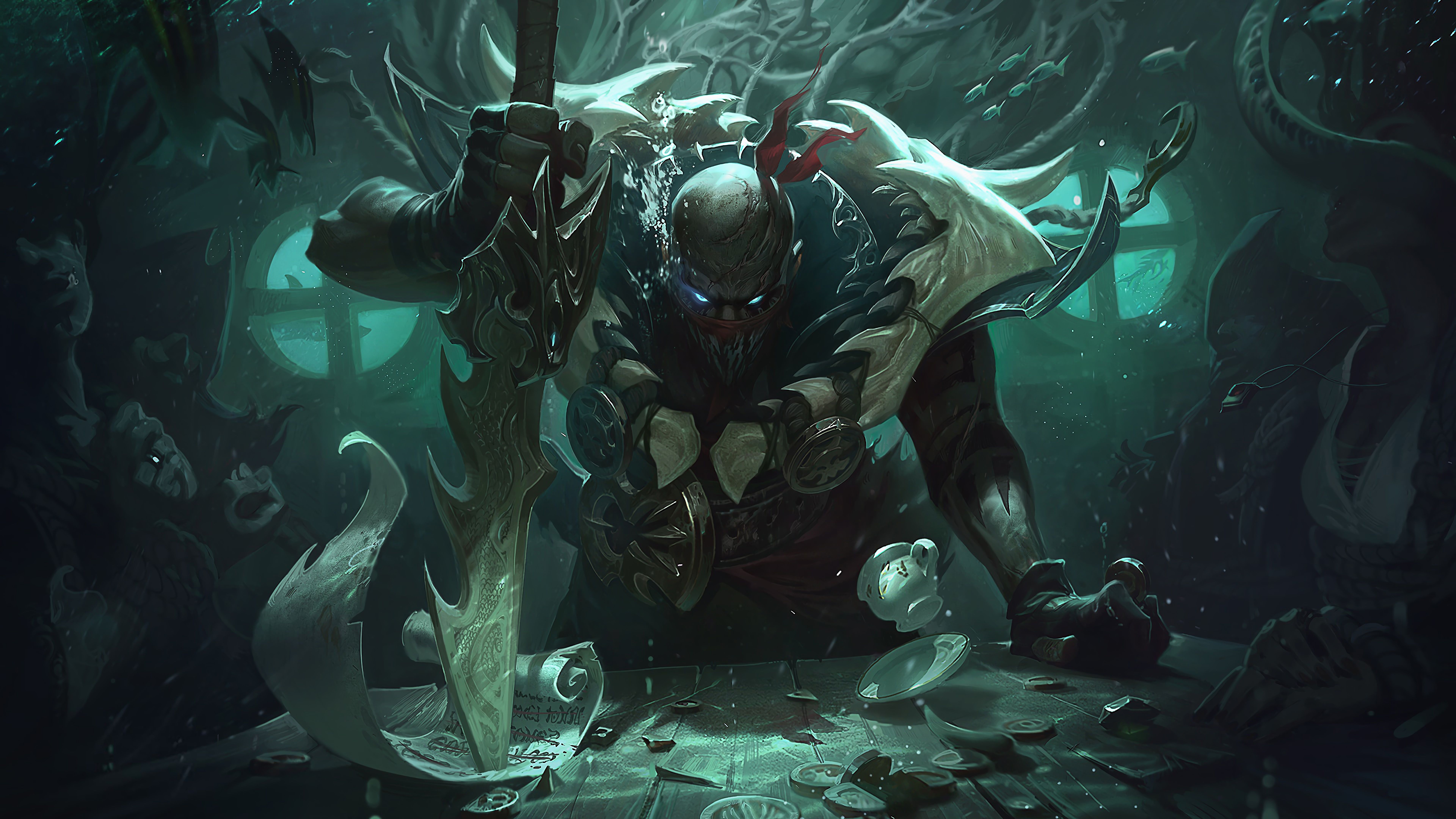 Pyke Splash Art LoL League of Legends
