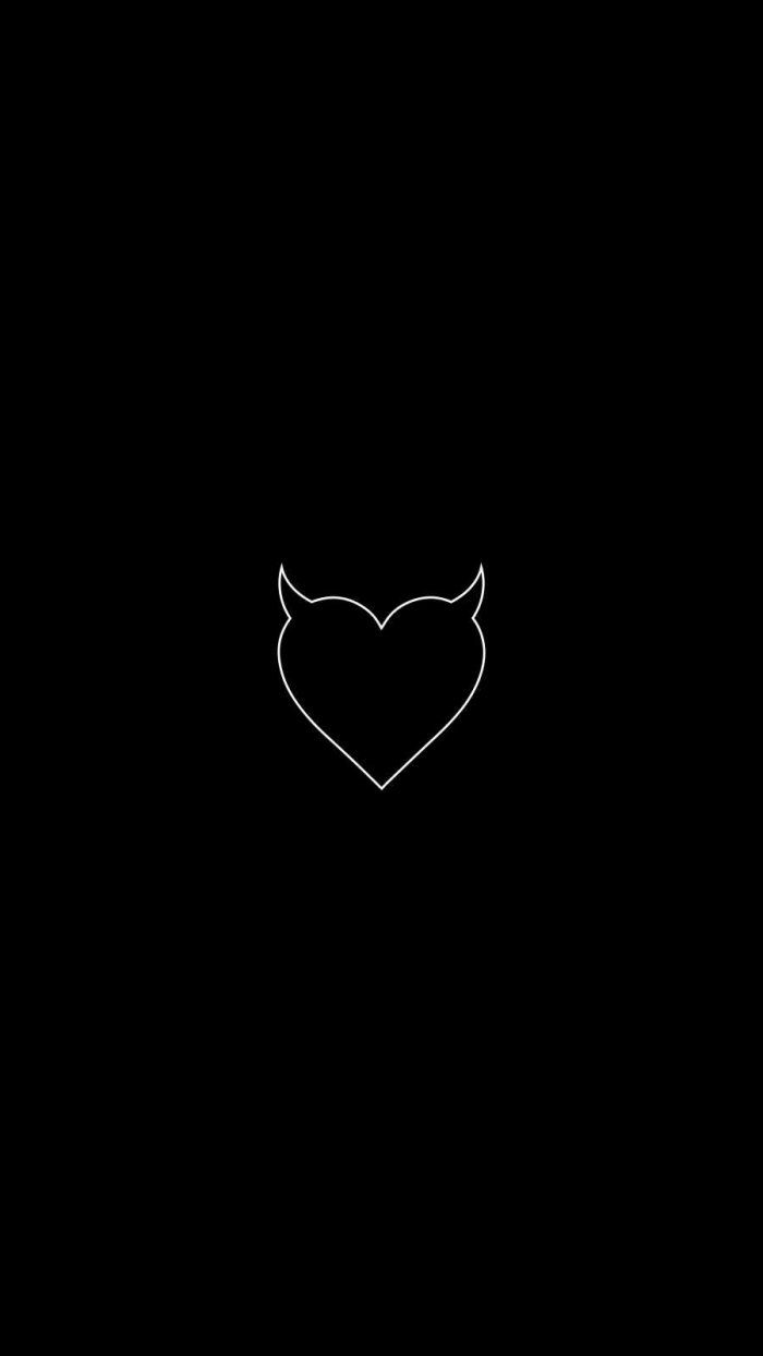 Devil Heart iPhone Wallpaper