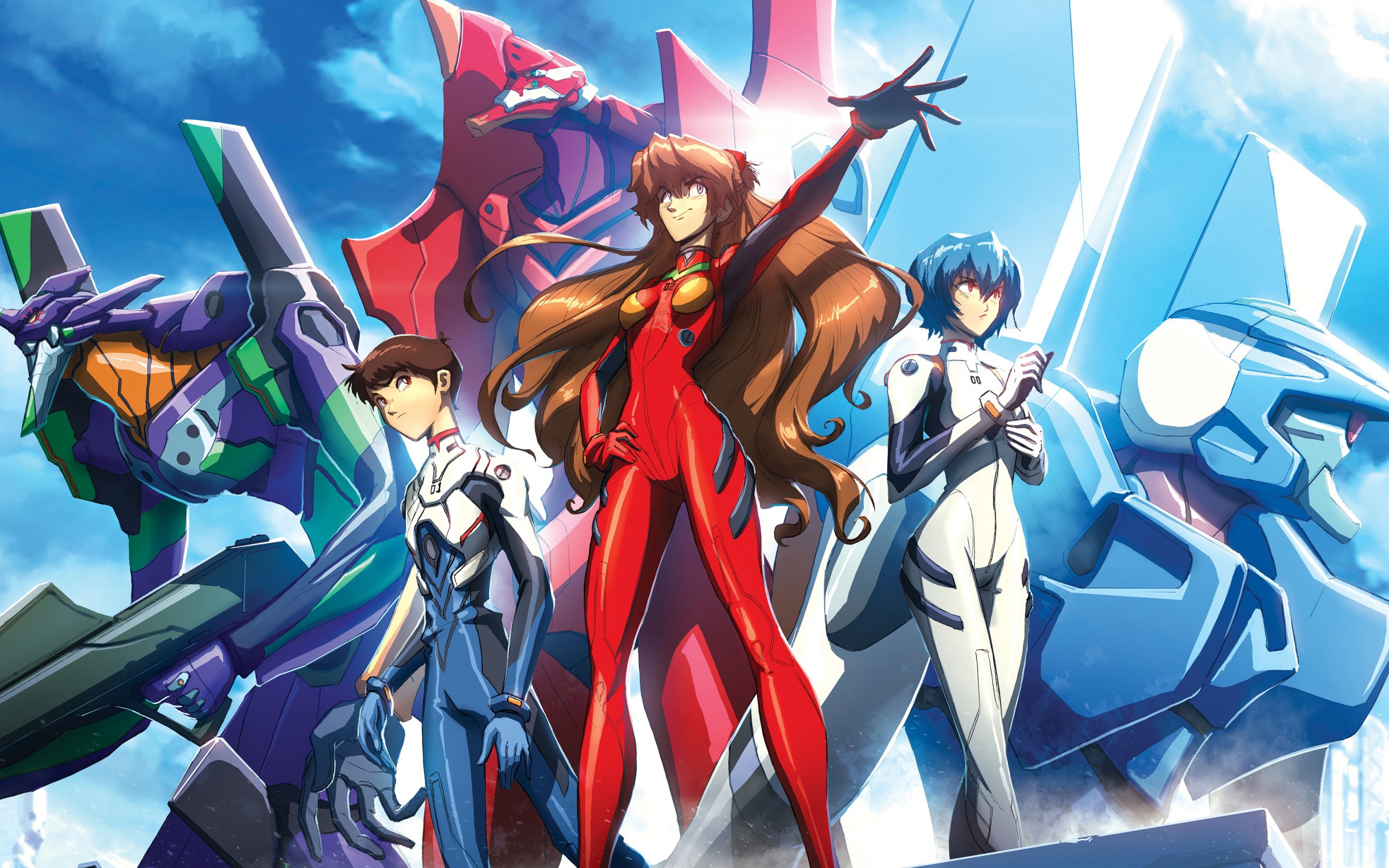 Neon Genesis Evangelion Wallpaper 4K, Artwork