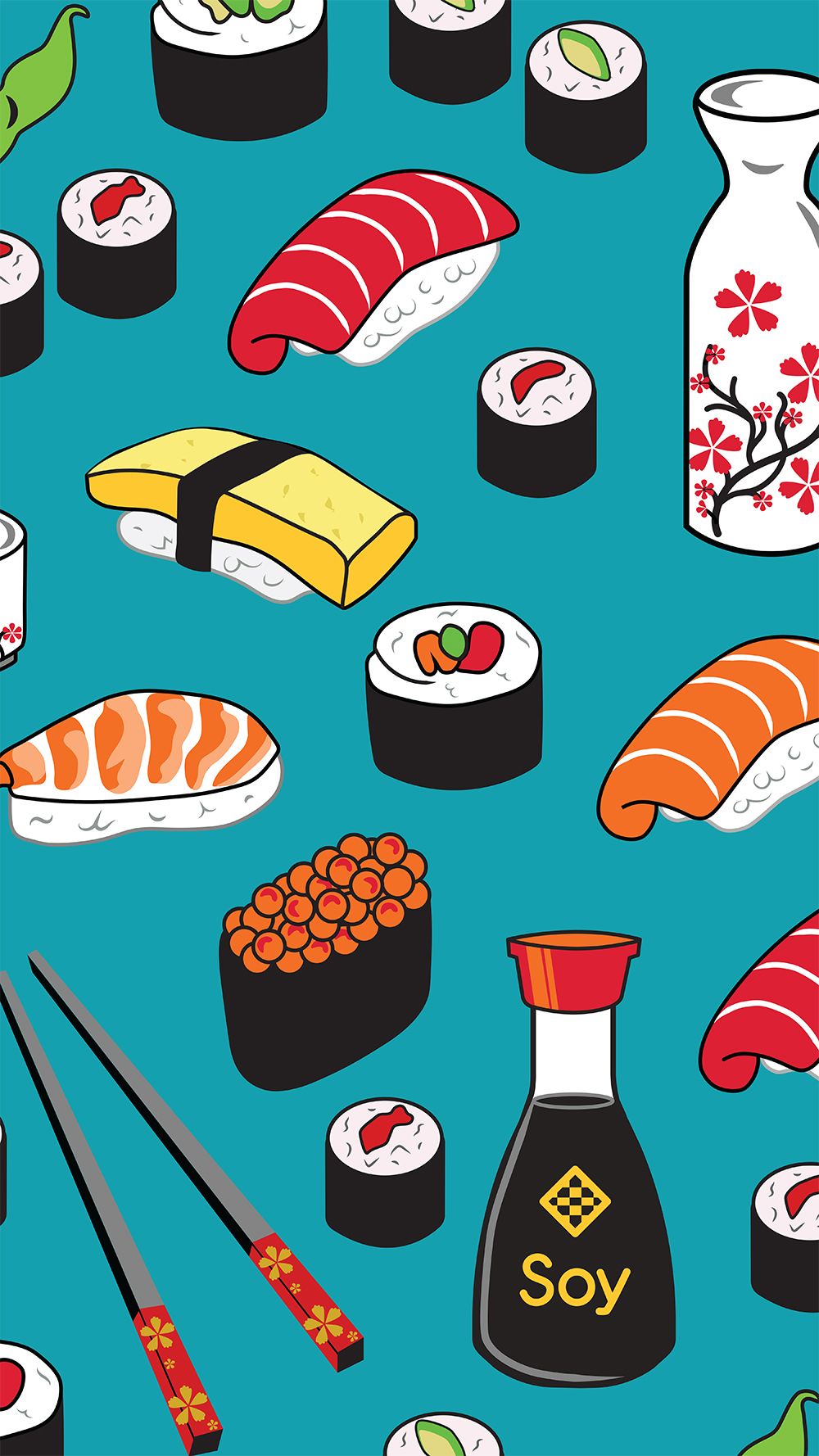Sushi Pattern