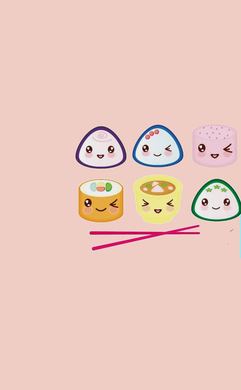 Kawaii HD Sushi Wallpaper