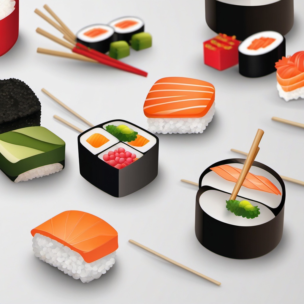 Sushi Chopsticks Emoji Sticker