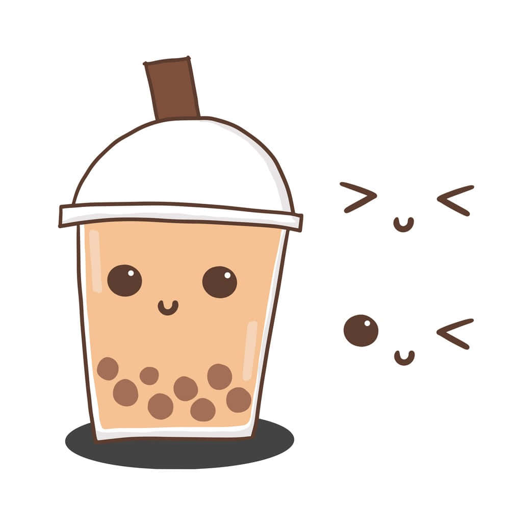 Cute Boba Tea Wallpaper