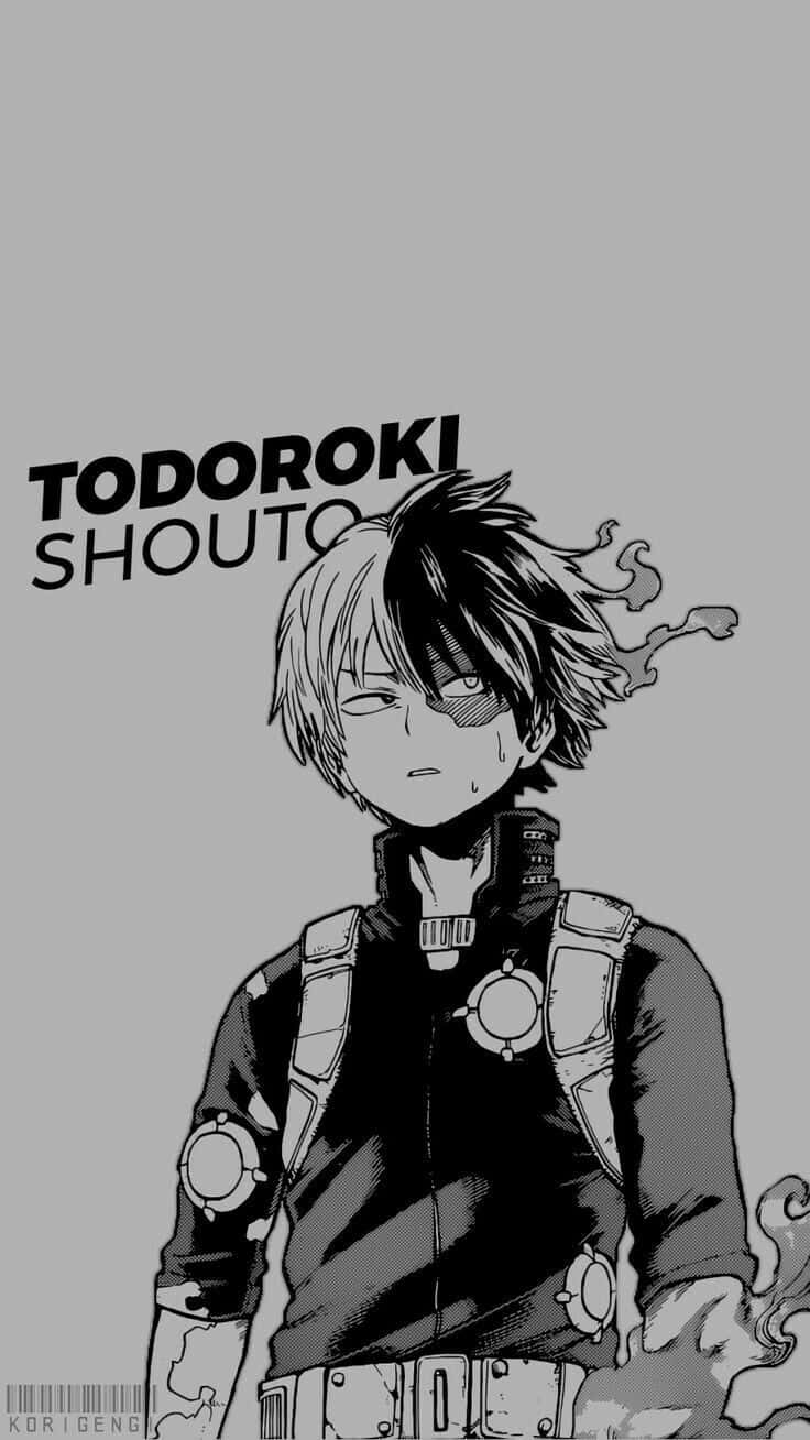Todoroki Background Wallpaper