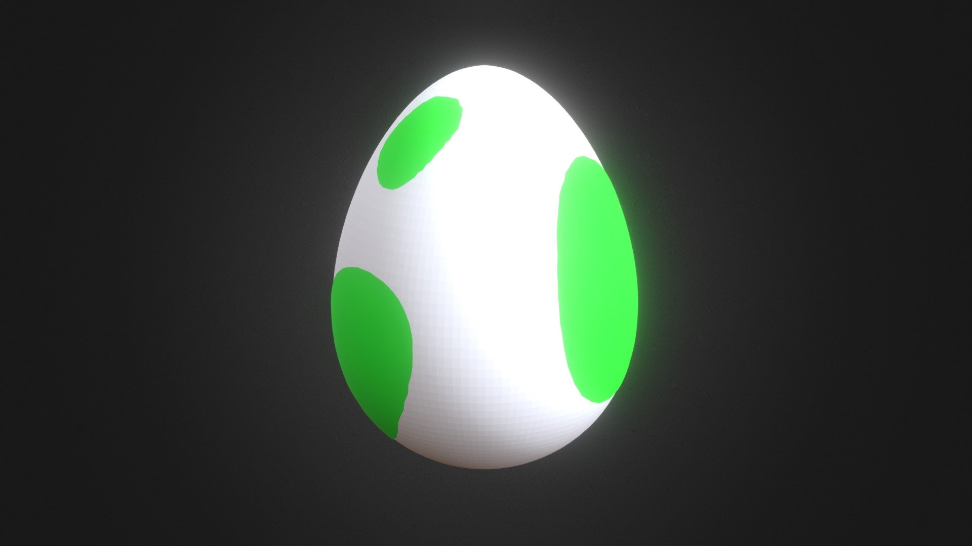 Yoshi Egg Free 3D model